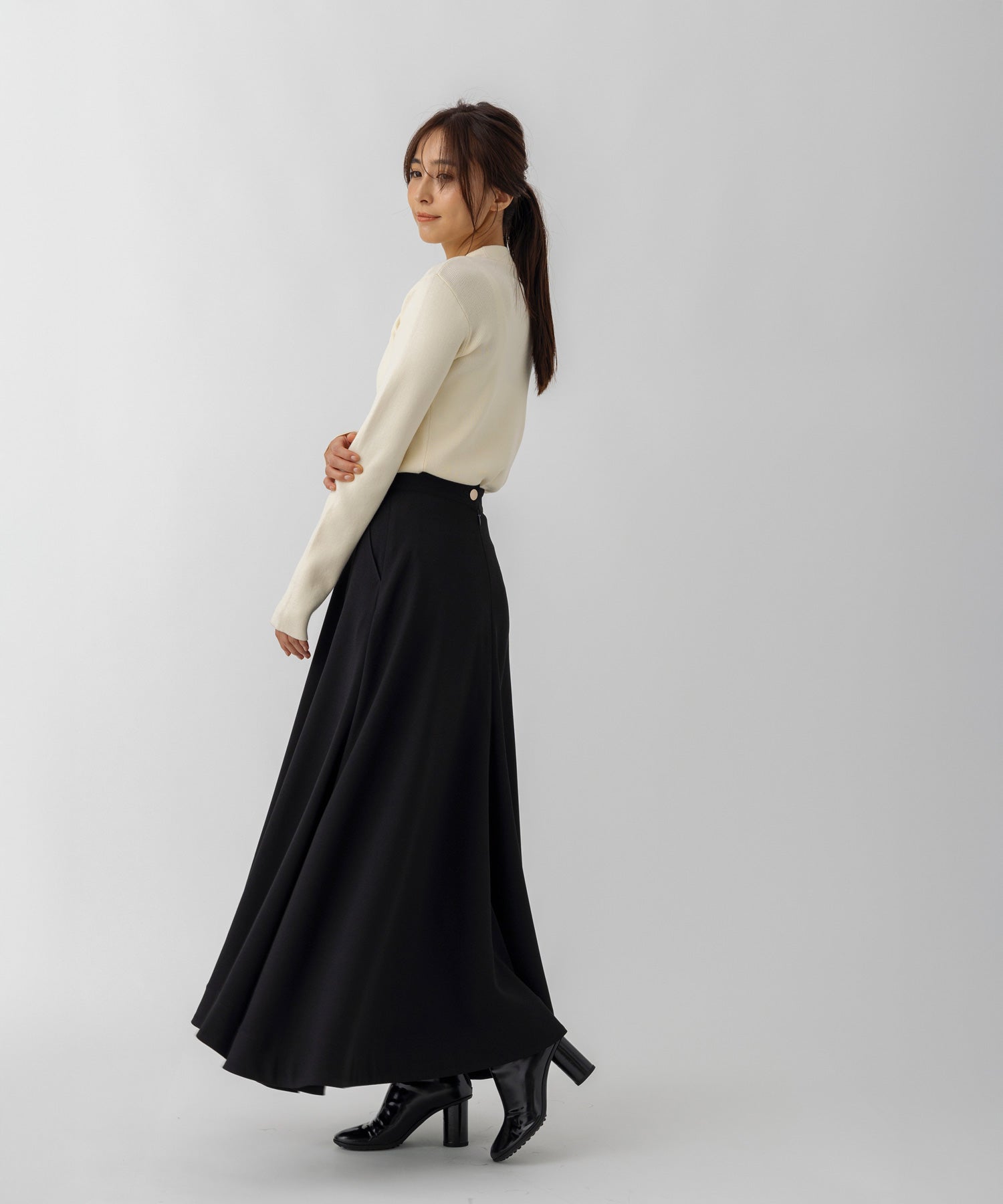 【9月下旬お届け予約商品】ウォッシャブルニットトップス