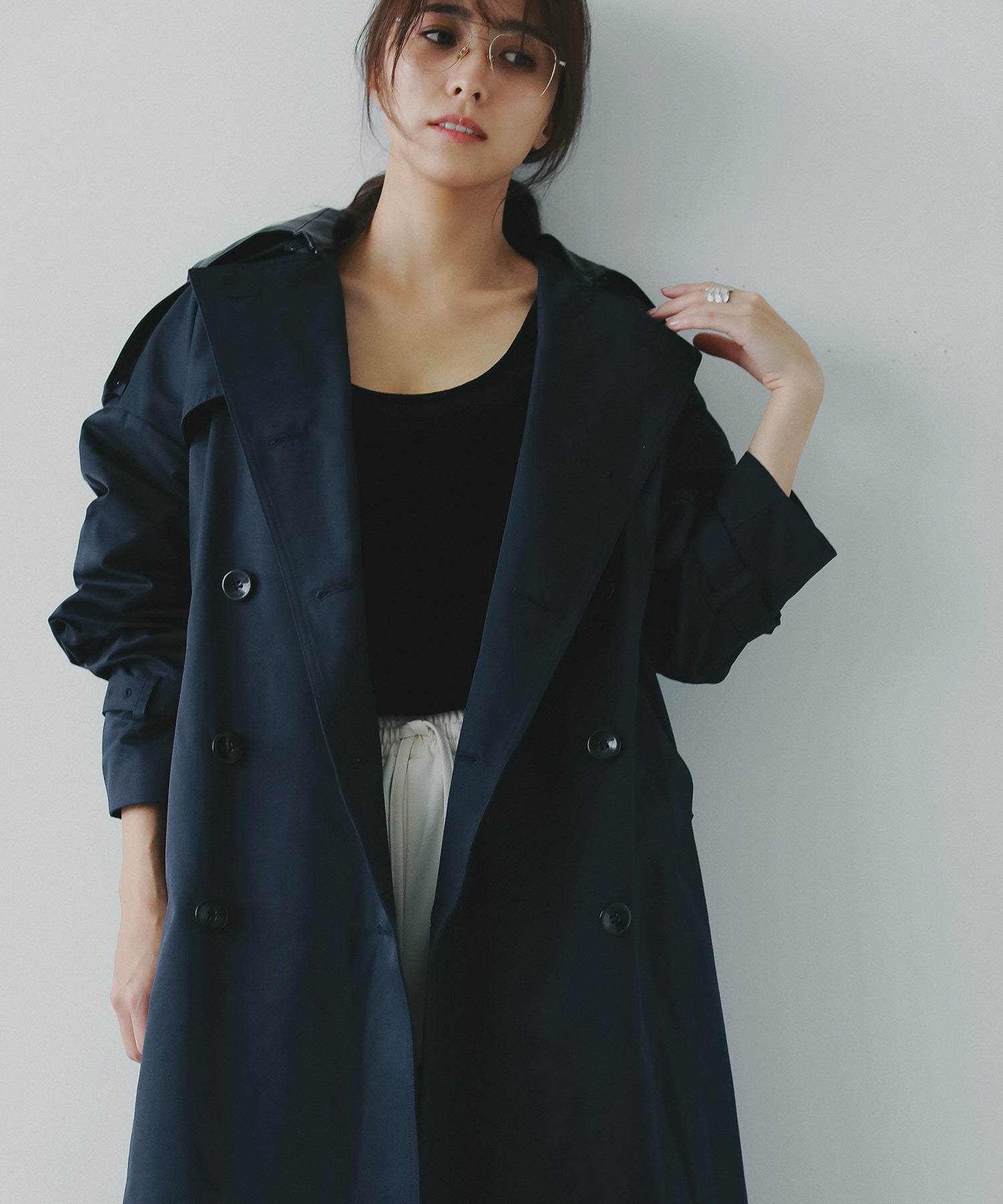 【10月上旬お届け予約商品】ベロアロングスリーブカットソー