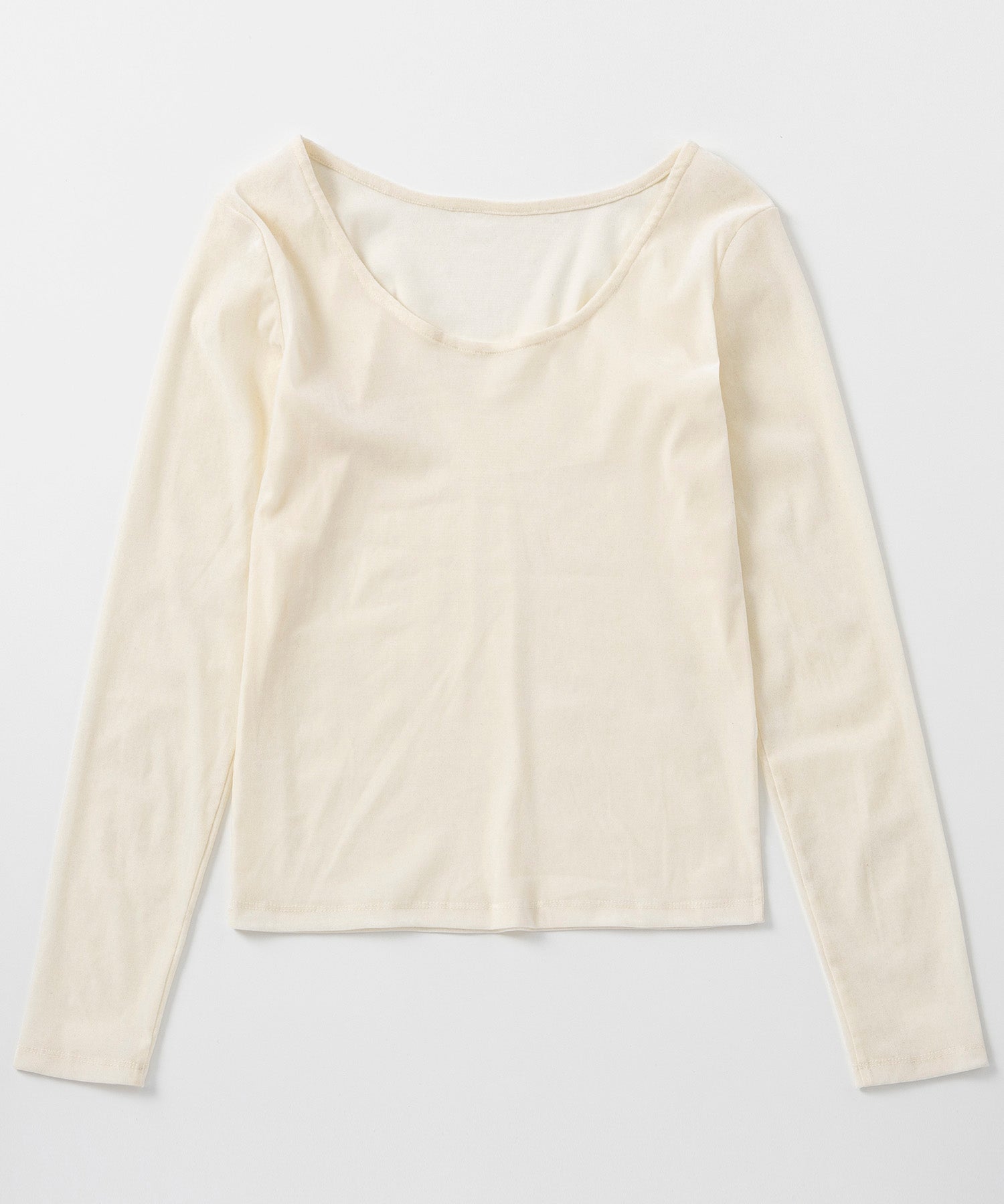 ベロアロングスリーブカットソー