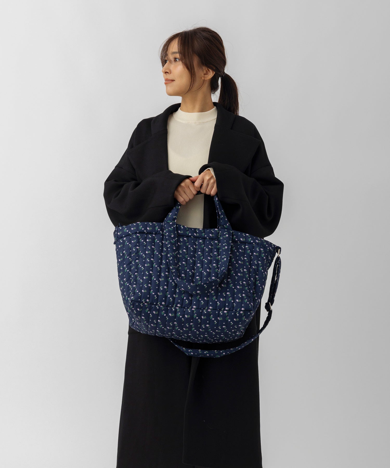 メルトキルティングトートバッグ