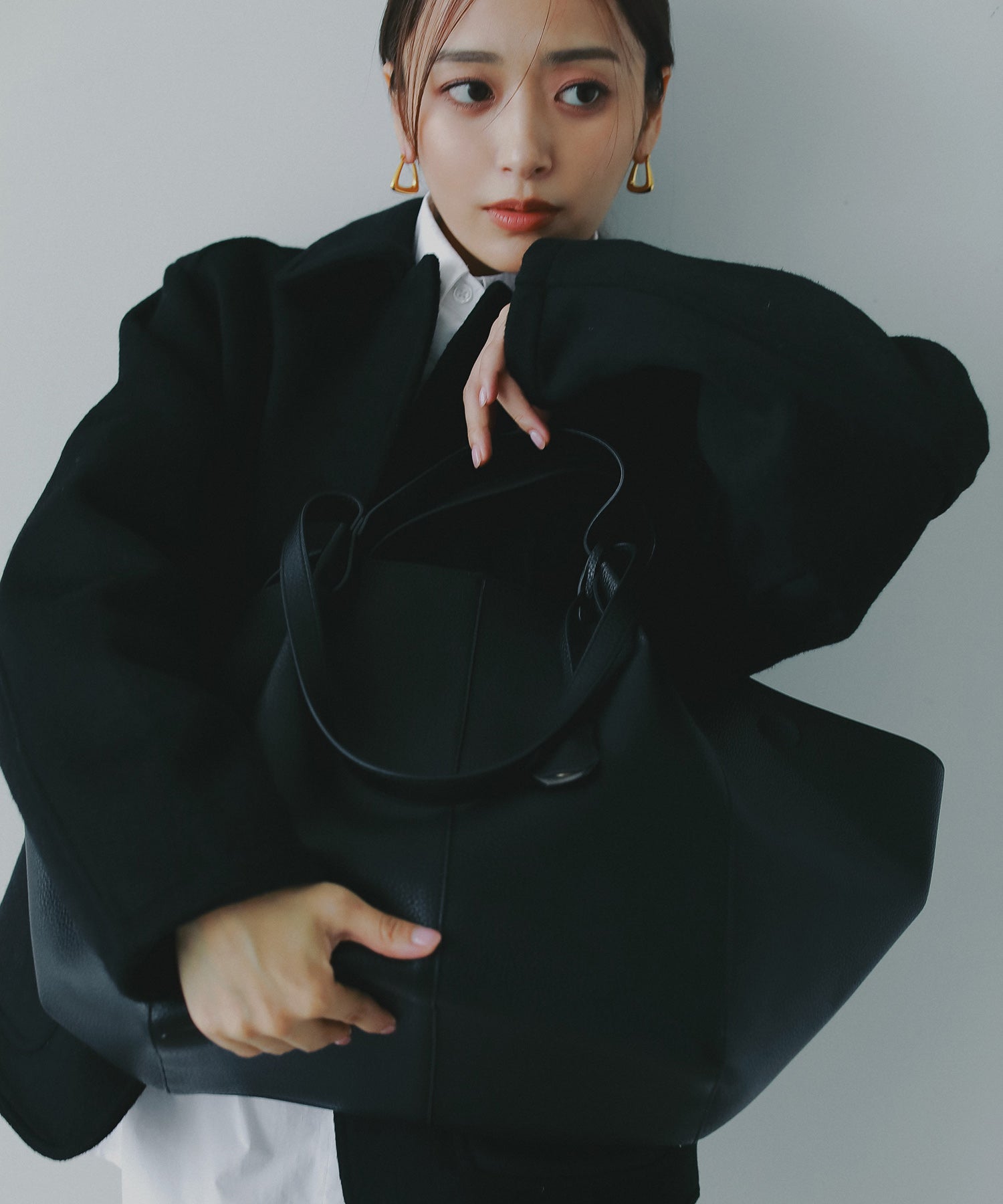 エコレザーボートトートバッグ