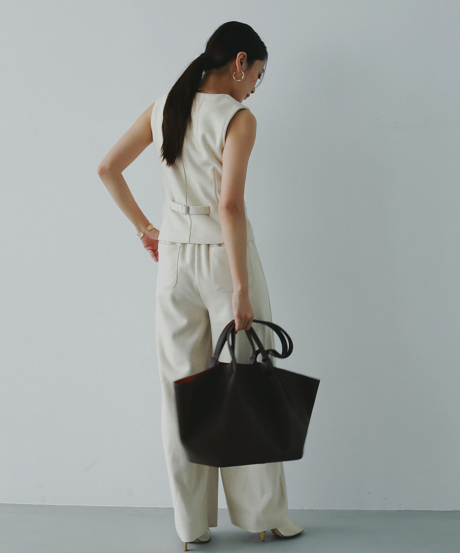 エコレザーボートトートバッグ