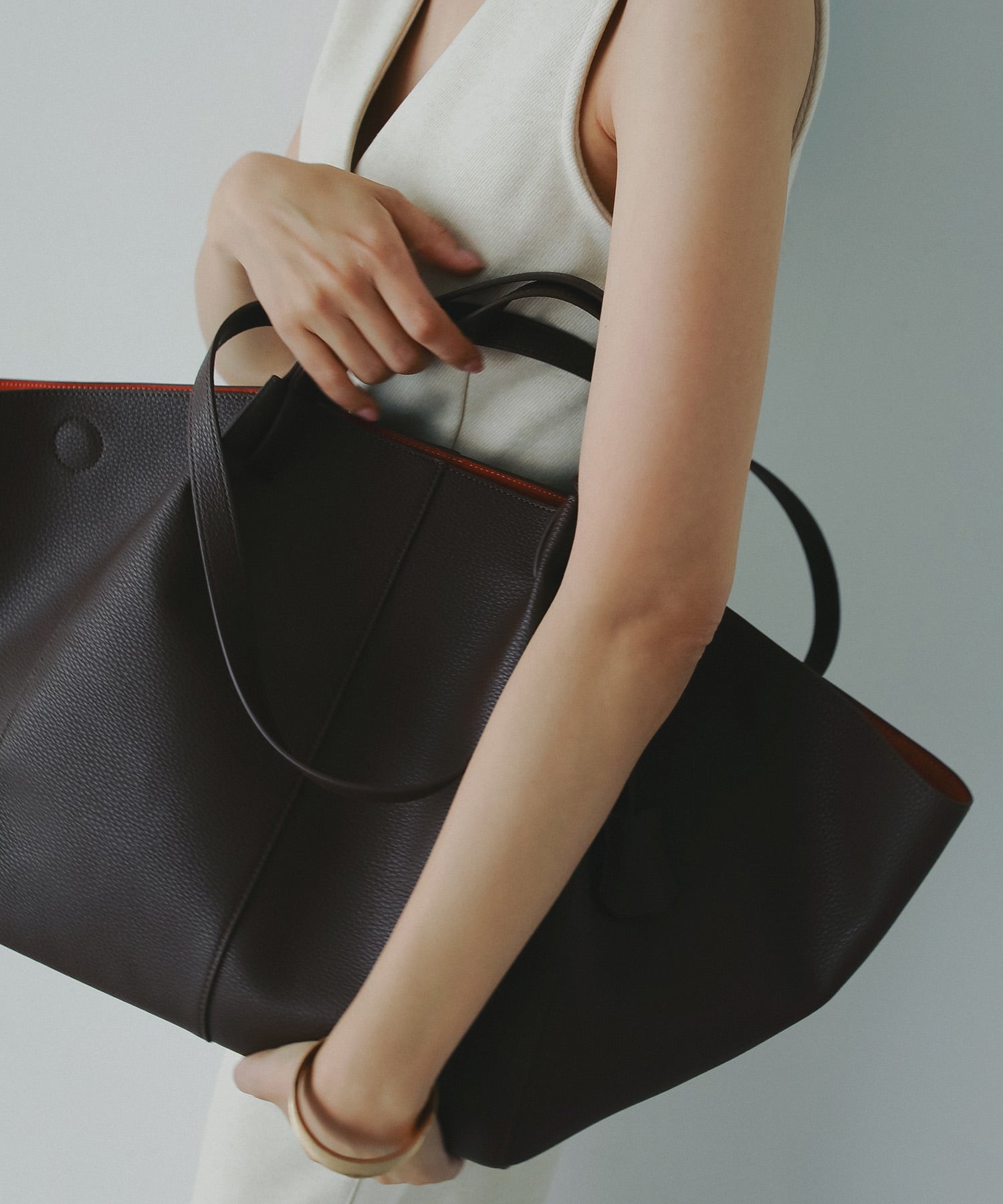 エコレザーボートトートバッグ