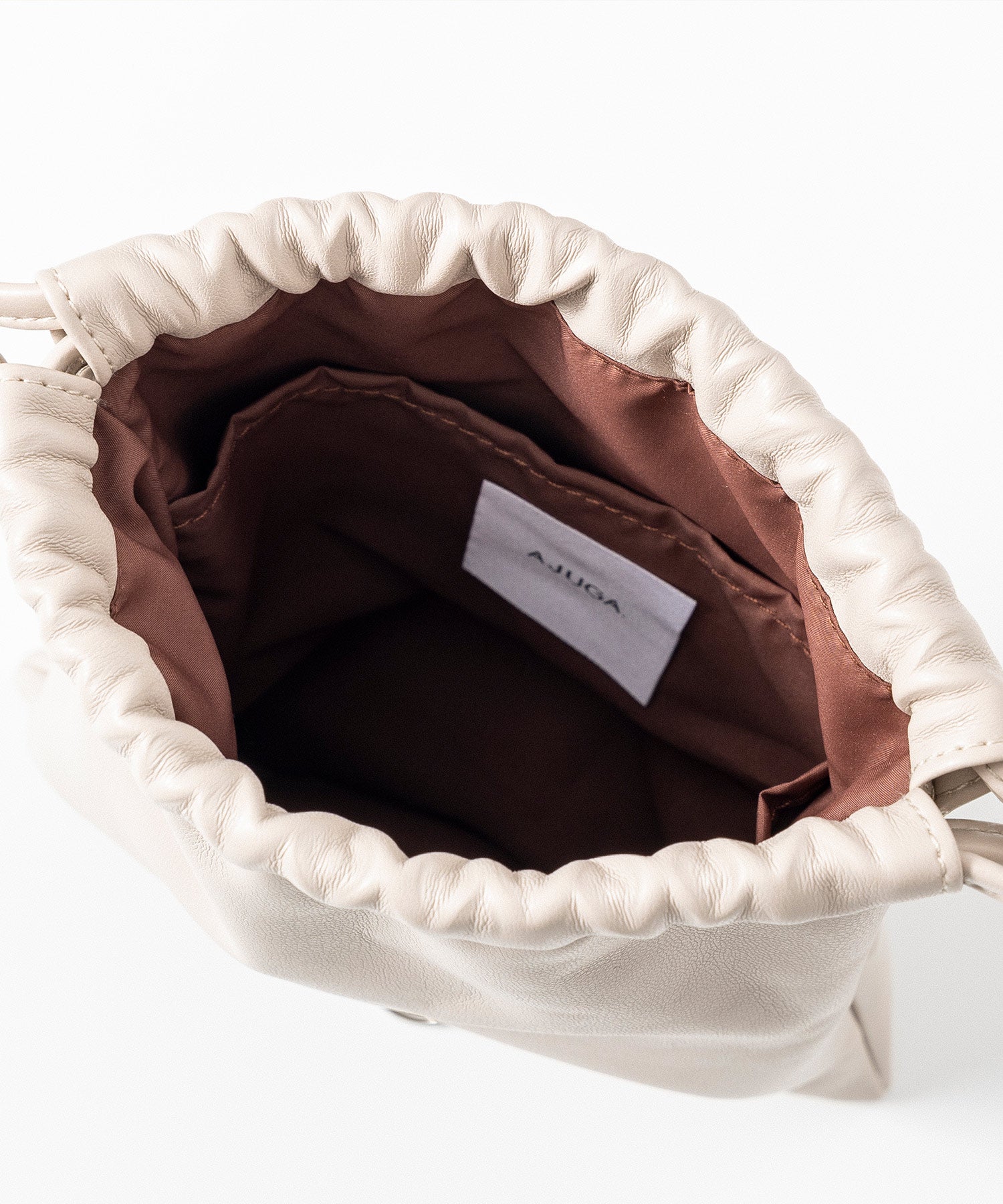 【12月上旬お届け予約商品】カットワークエコレザーショルダーバッグ