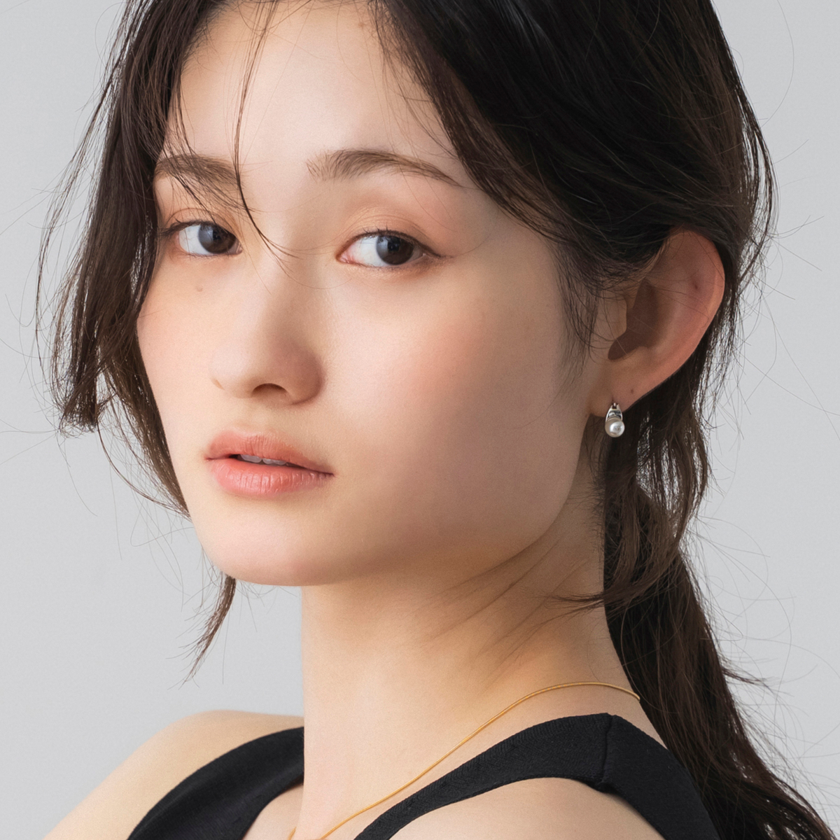 パールアクセントフープピアス｜AJUGA.（アジュガ）公式通販サイト