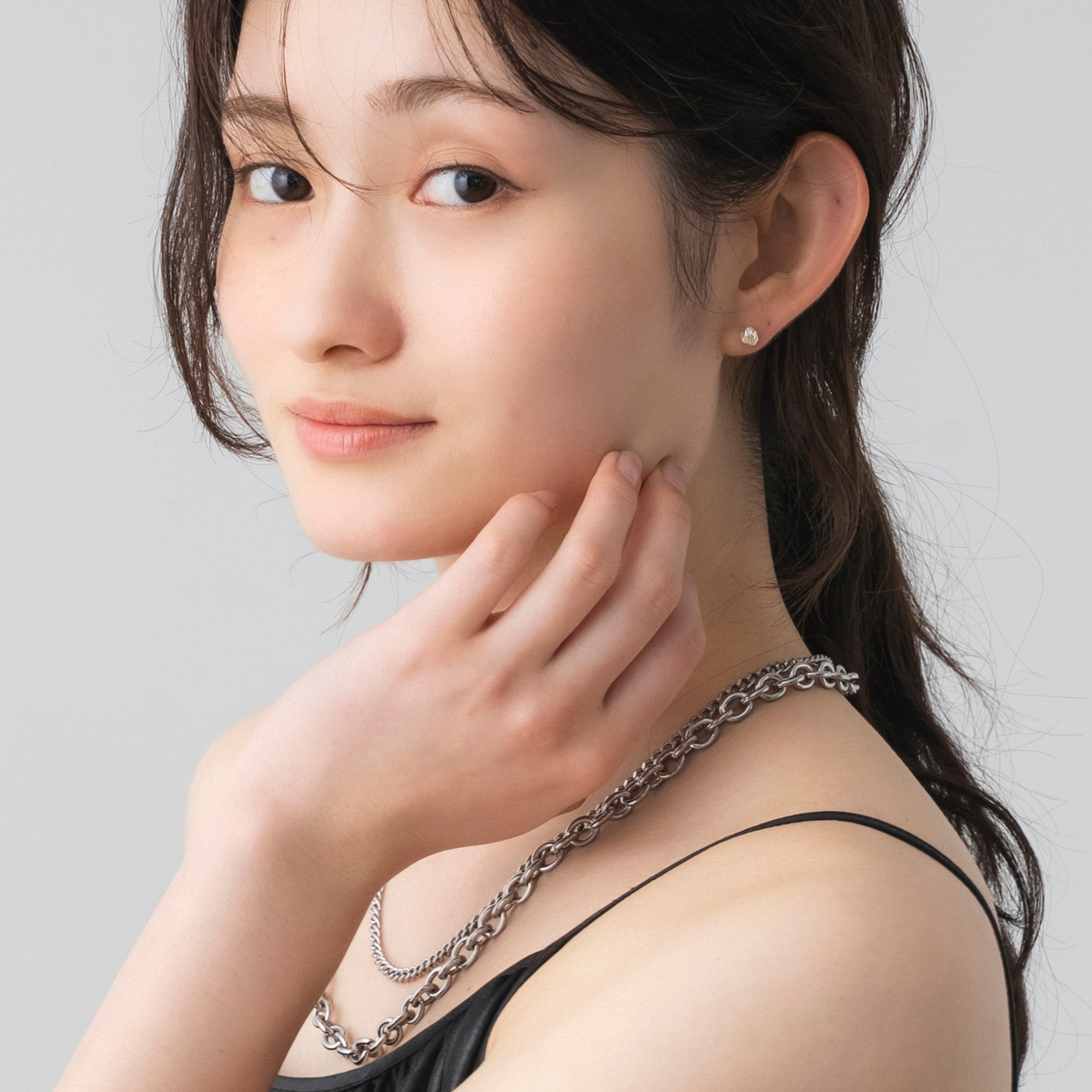 ミニマルスタッドシルバー925ピアス｜AJUGA.（アジュガ）公式通販サイト