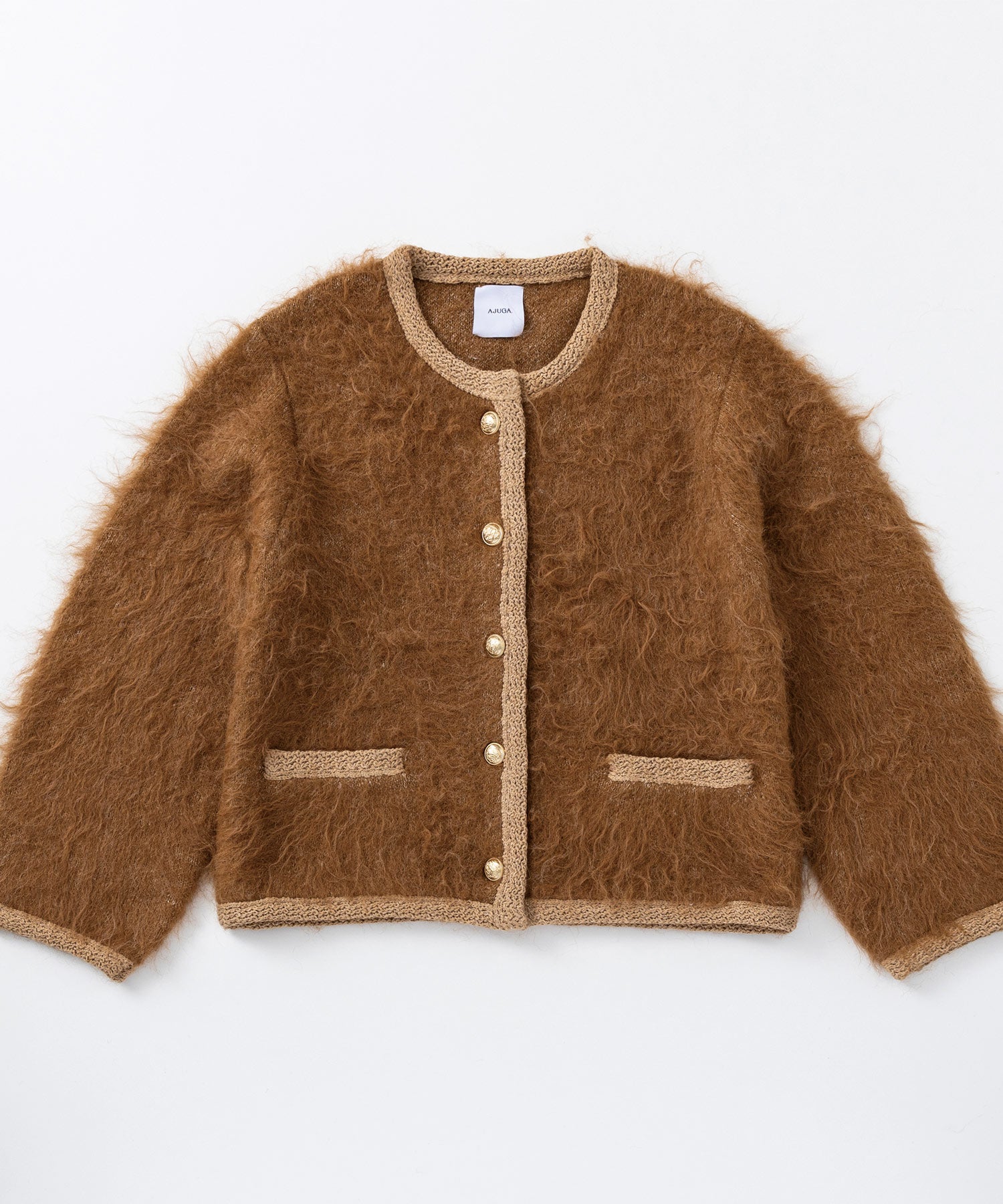 11月下旬お届け予約商品】シャギーニットカーディガンジャケット