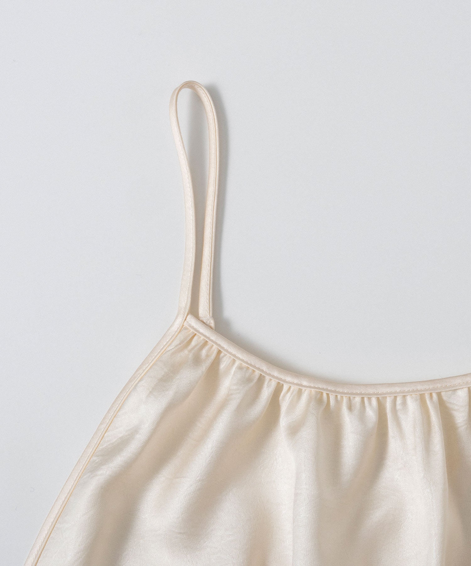 レザーライク キャミソールワンピース