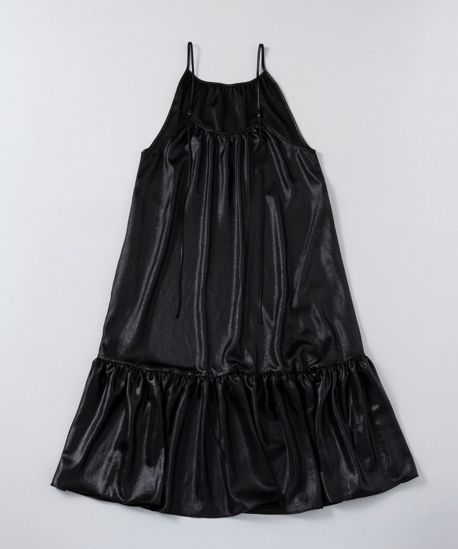 レザーライク キャミソールワンピース