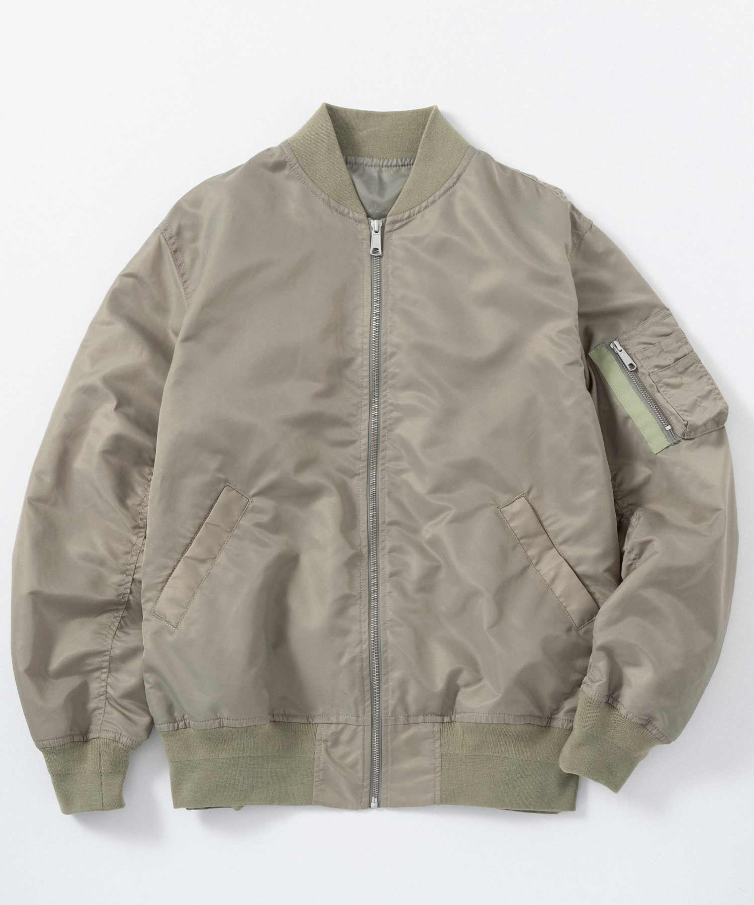 ロングシルエット MA-1ブルゾン