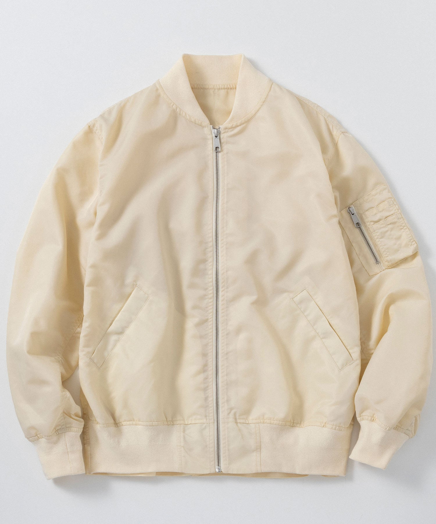 ロングシルエット MA-1ブルゾン