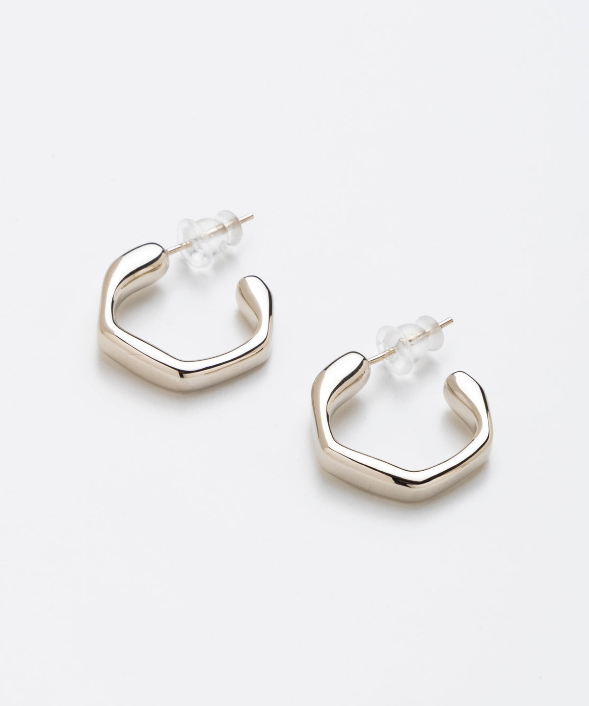 ニュアンスラインフープピアス
