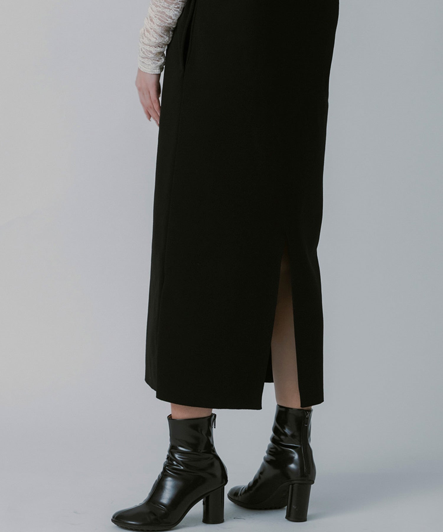 ソフトラインニットワンピース