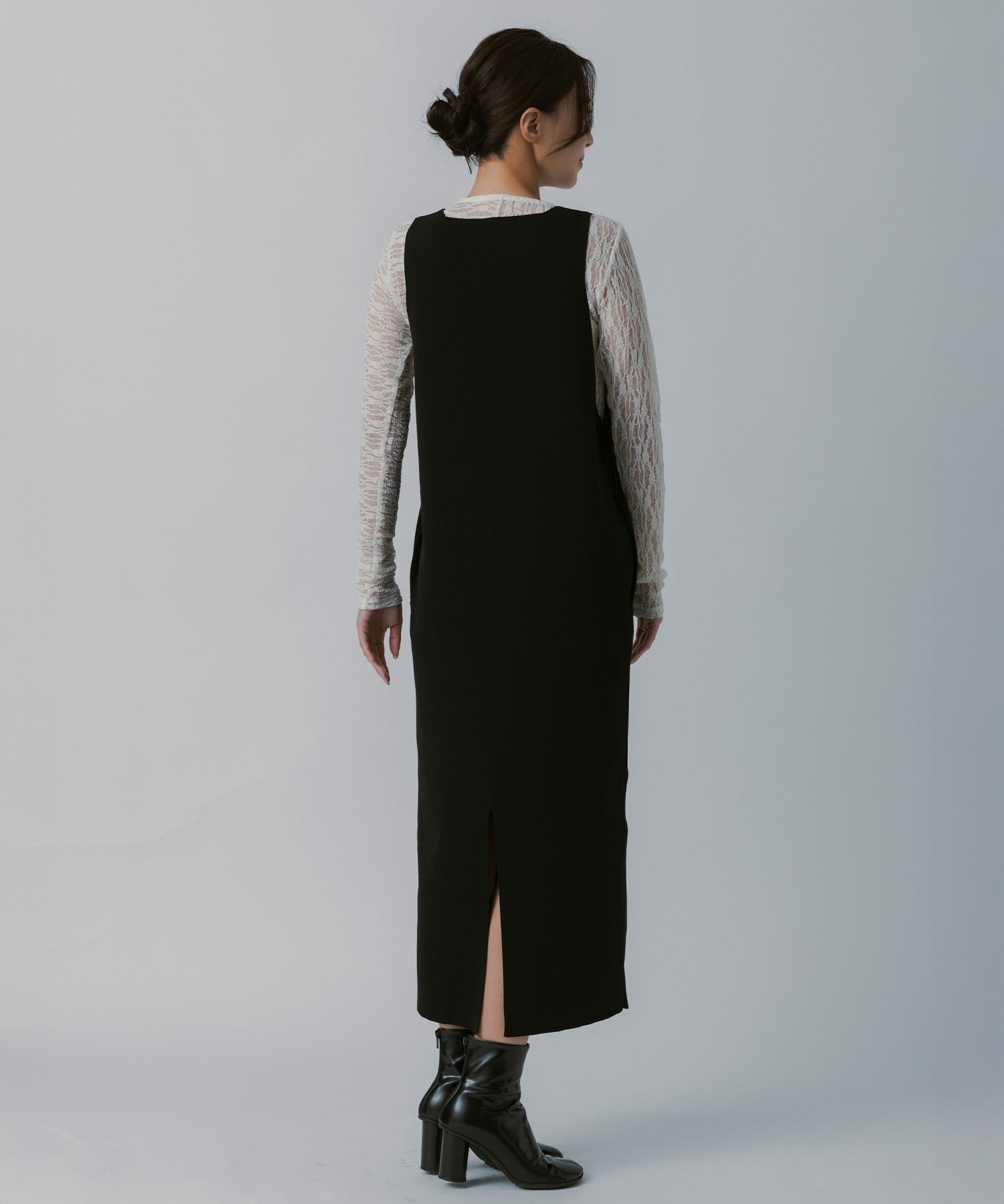 ソフトラインニットワンピース