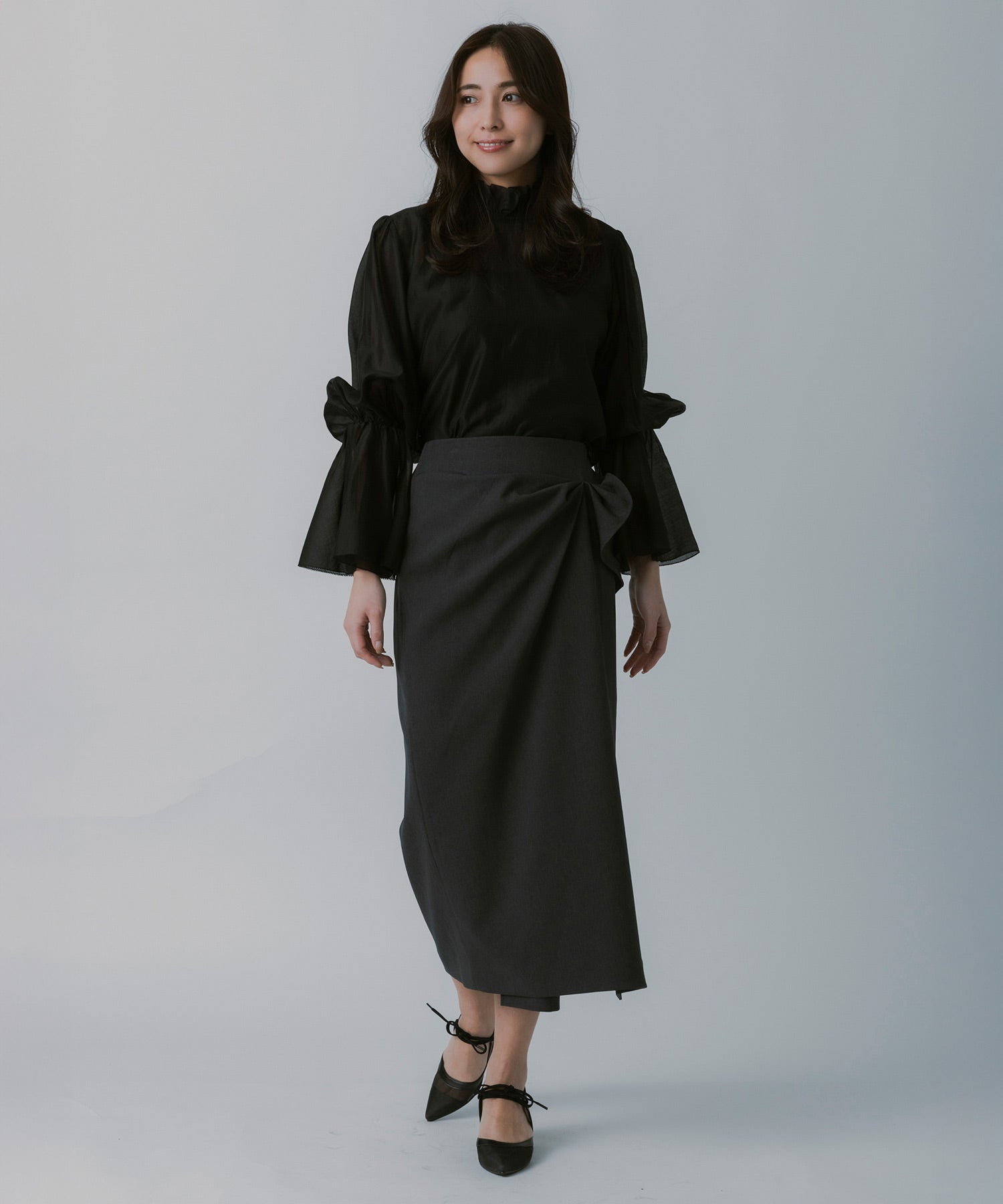 ラップラインスカート