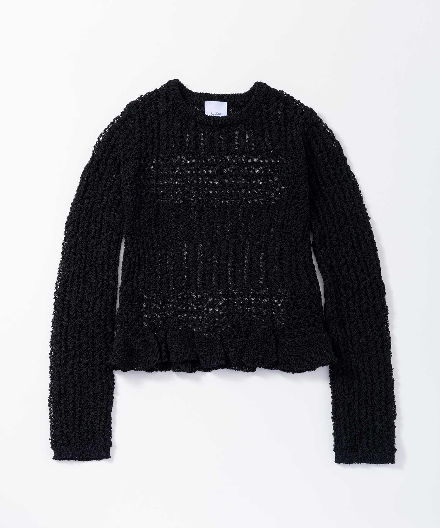 ペプラムクロシェ シアーニット