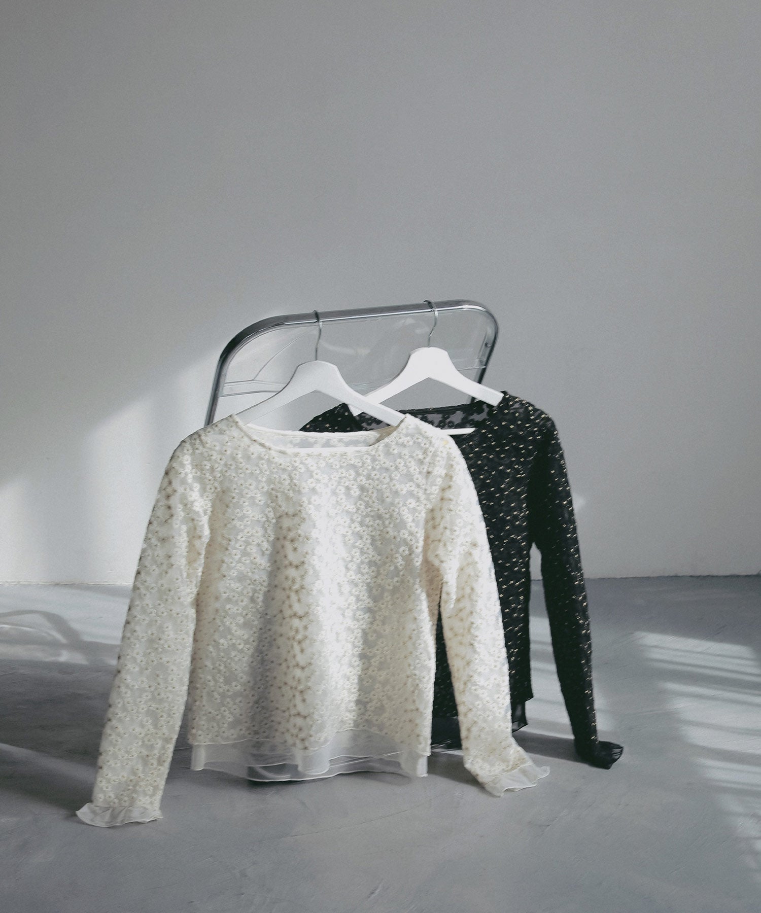 シアージャガードフラワーカットソー