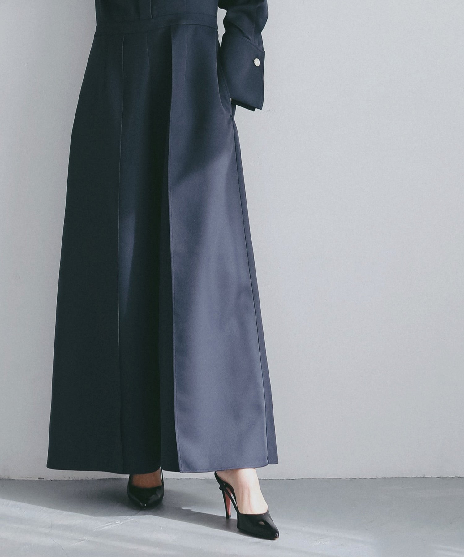 クラシックカフス 襟付きオールインワン【セレモニー/オケージョン】