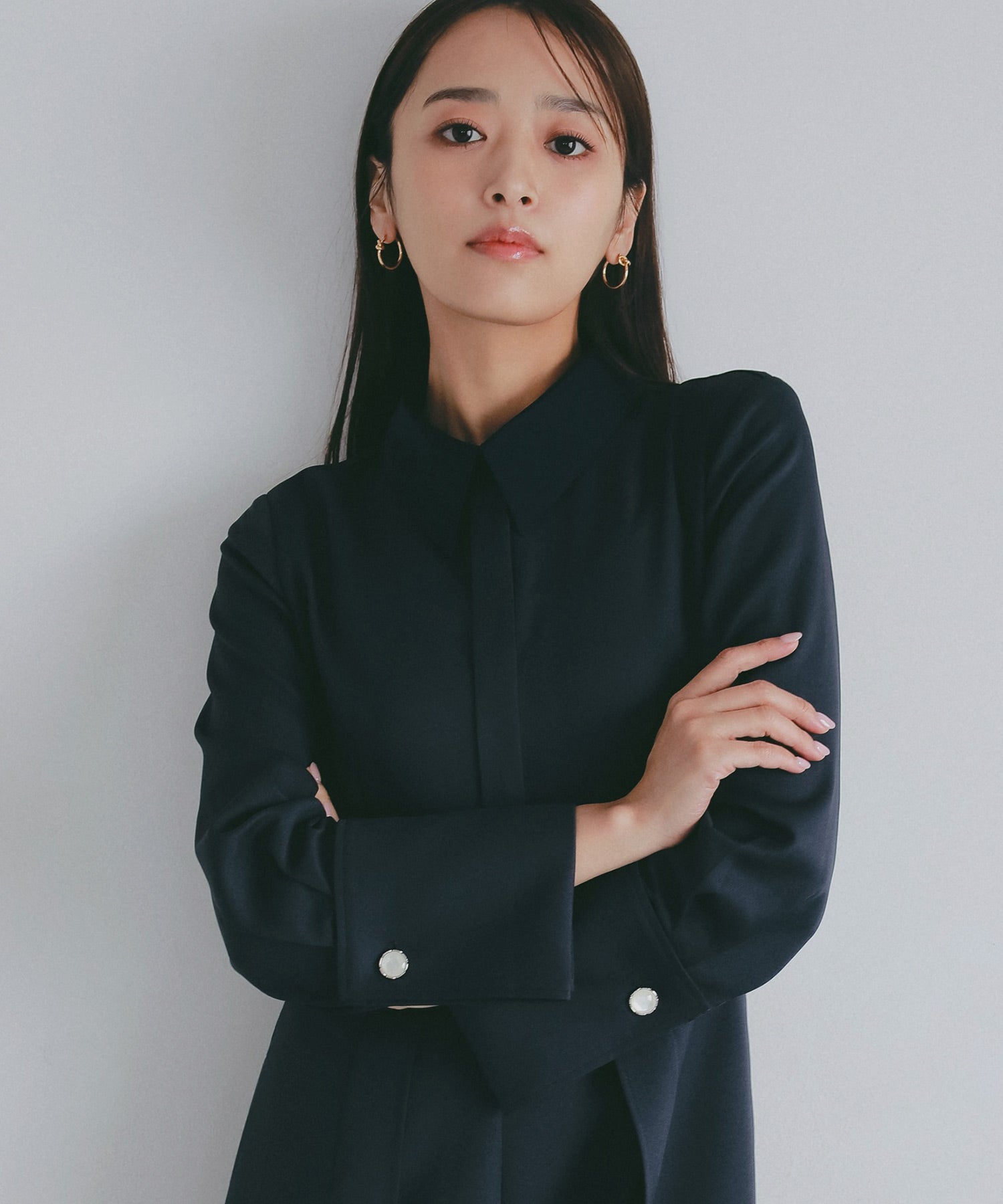 クラシックカフス 襟付きオールインワン【セレモニー/オケージョン】