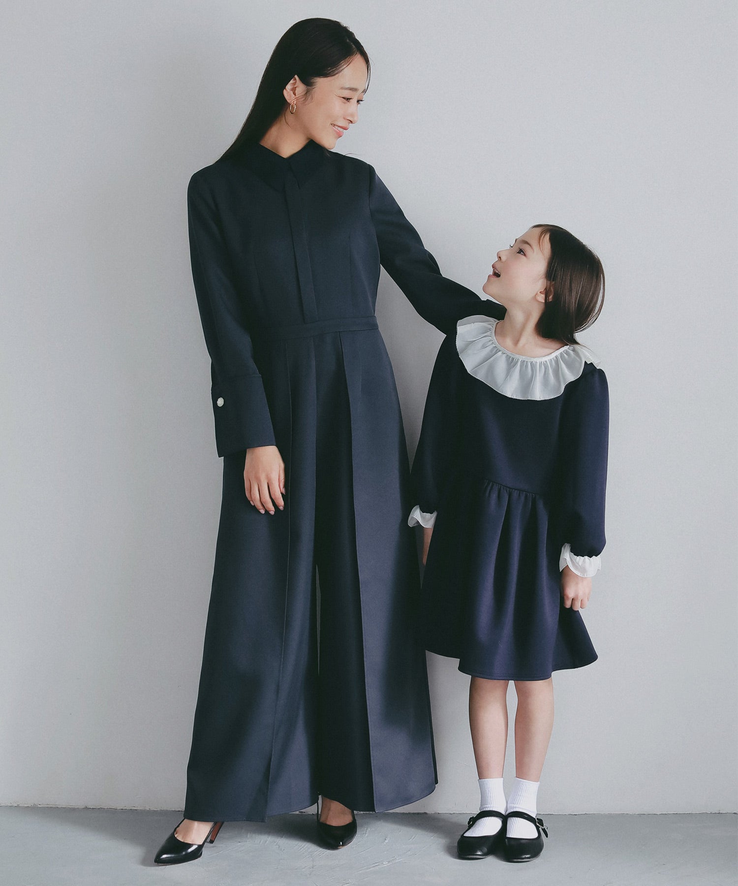 クラシックカフス 襟付きオールインワン【セレモニー/オケージョン