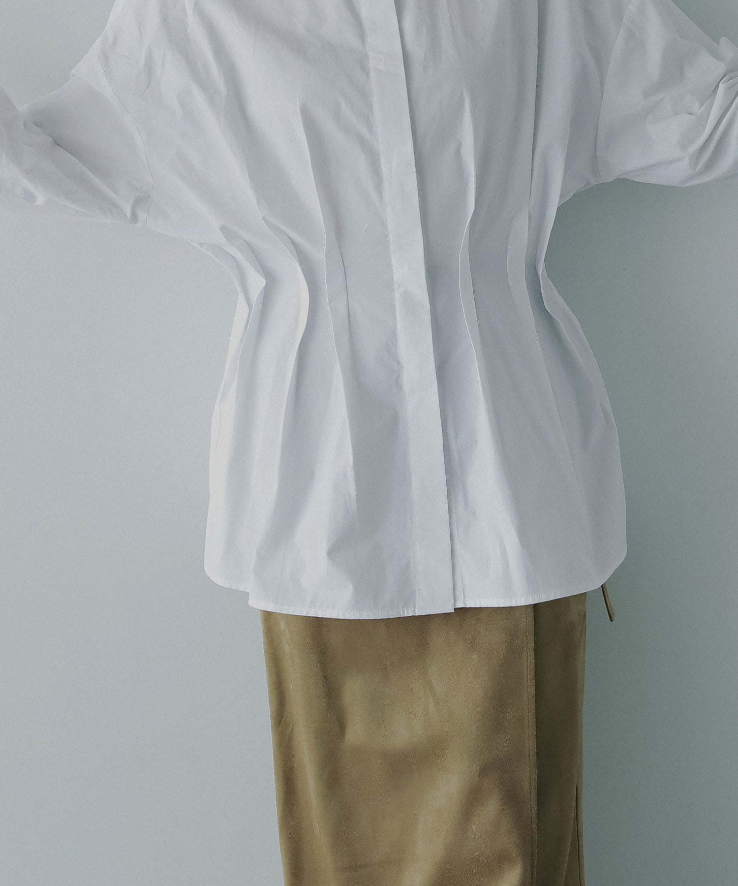 スエードラップタイトスカート