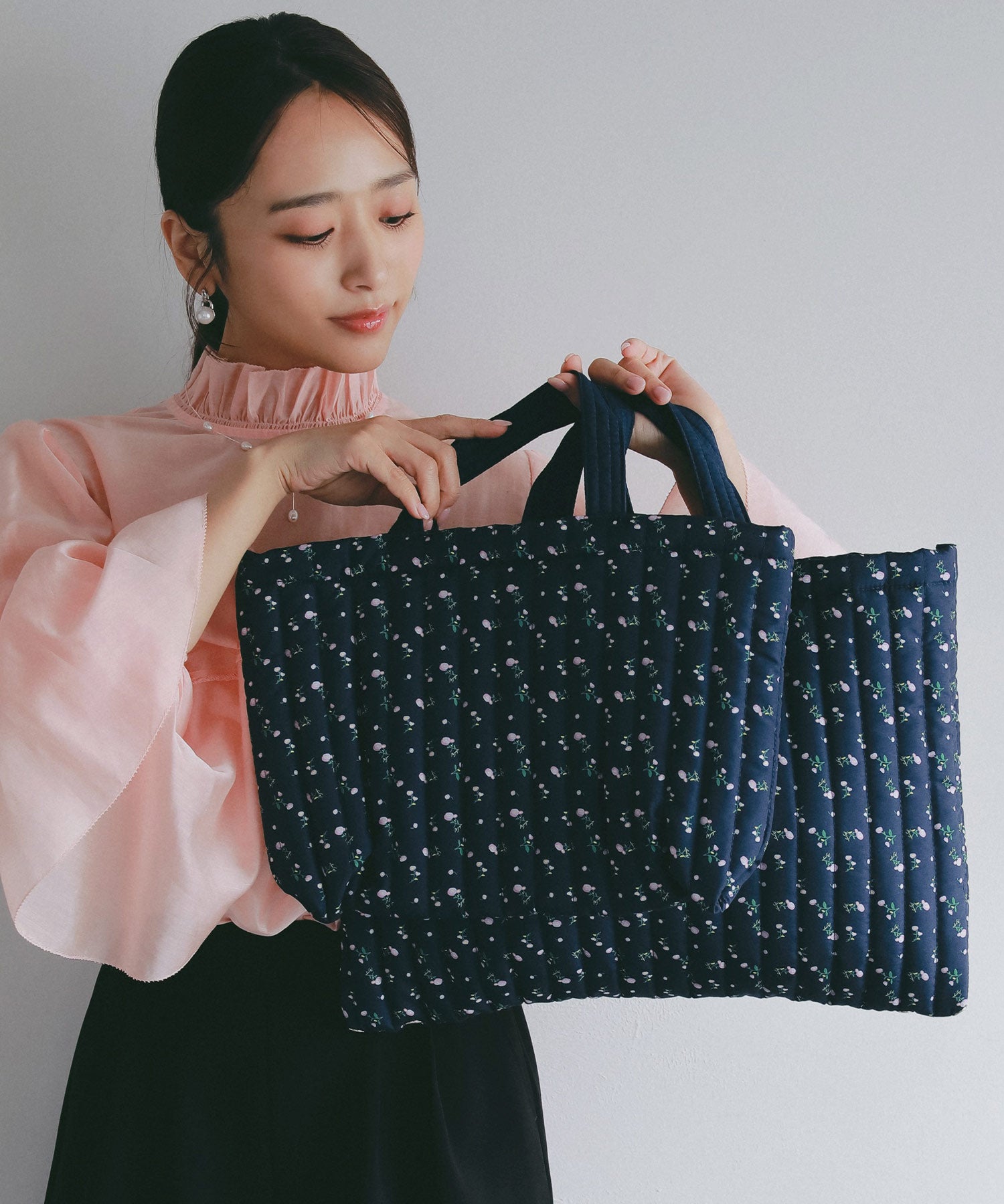 メルトキルティングレッスンバッグ