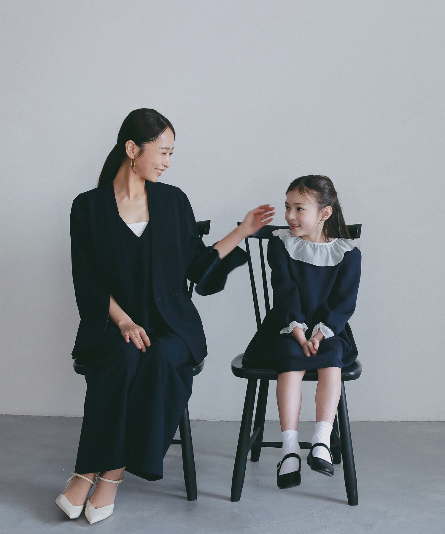 イージーレイヤードVネックジレ【セレモニー/オケージョン】