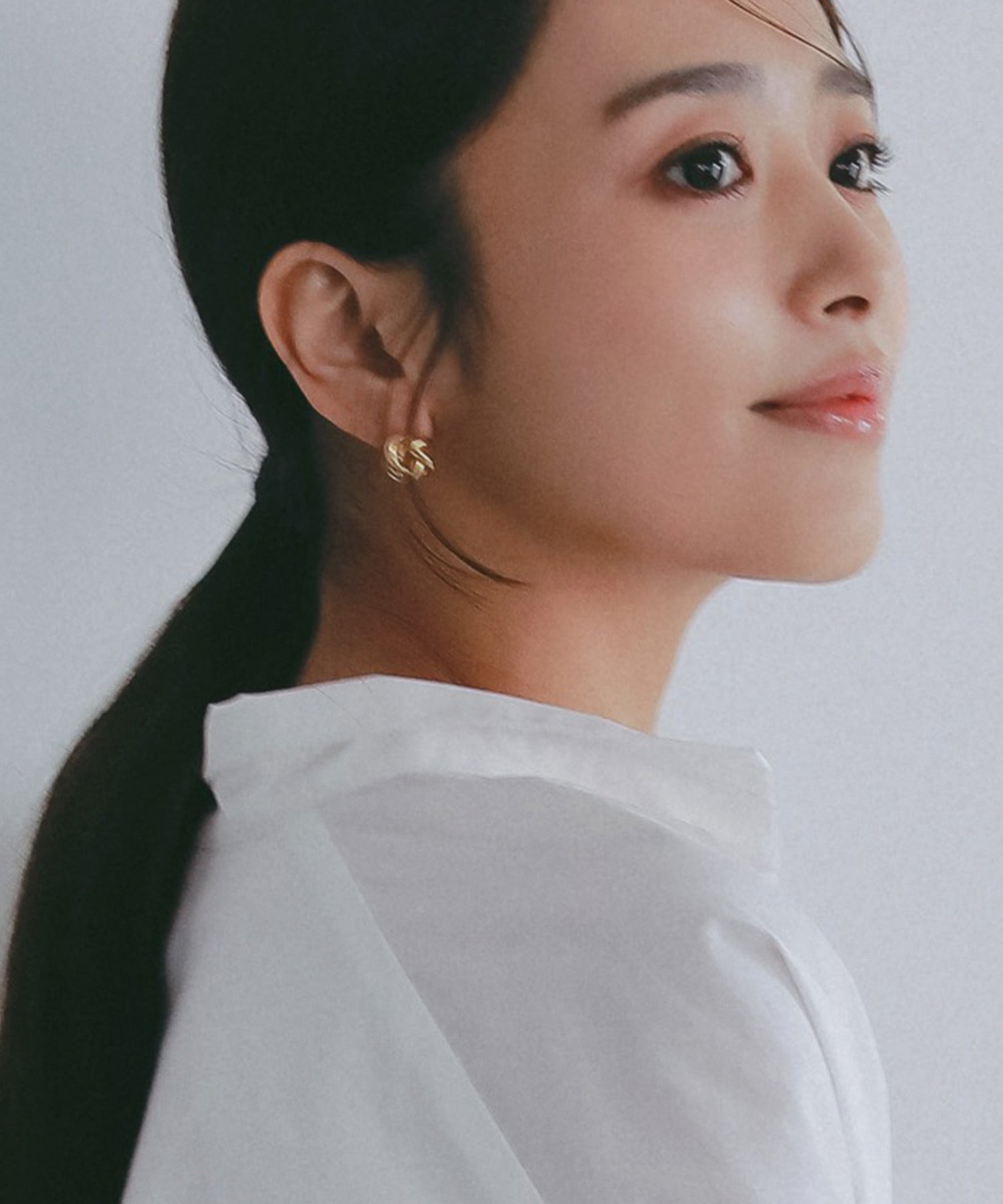 ノットデザインメタルピアス