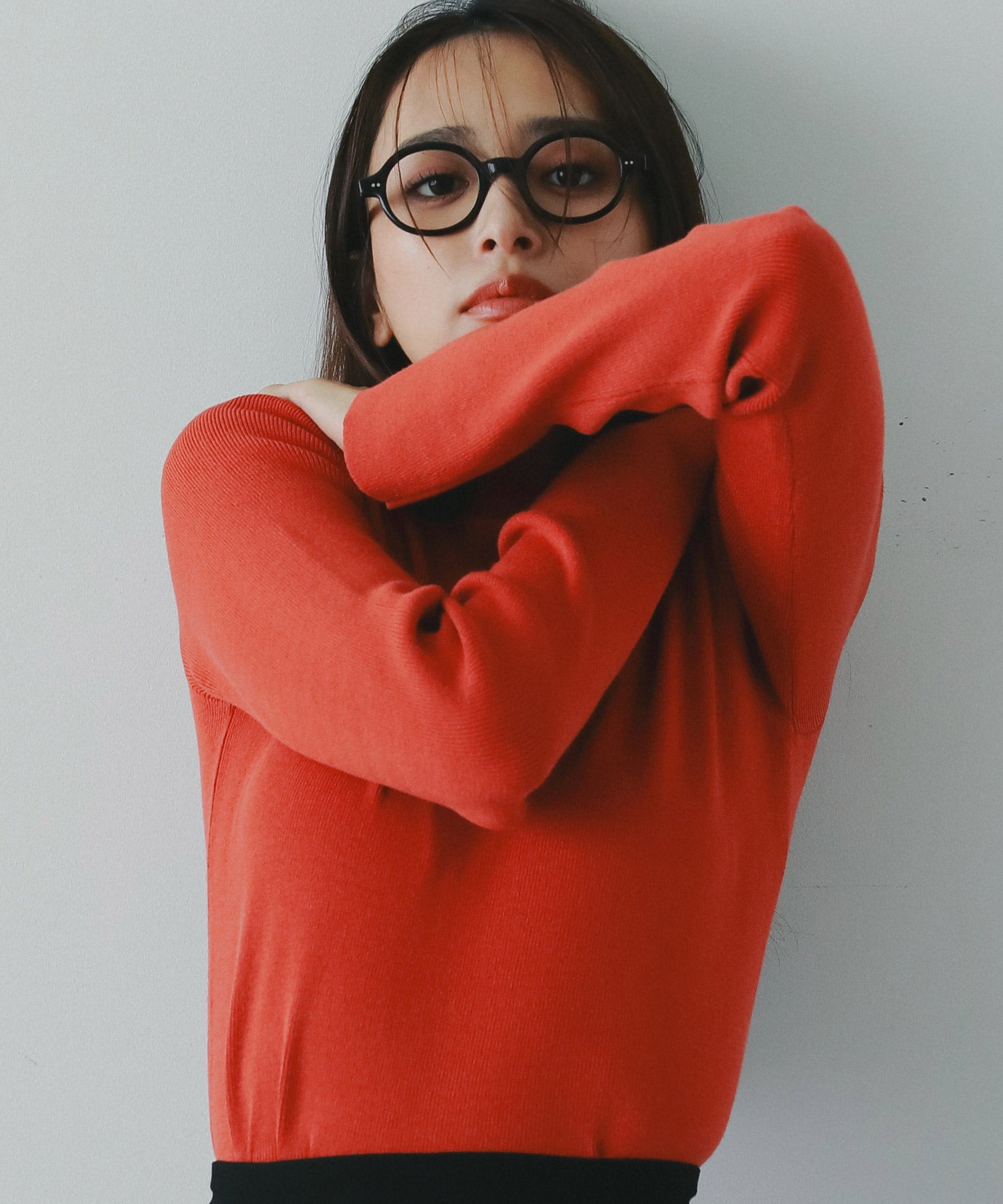 ウォッシャブルニットトップス