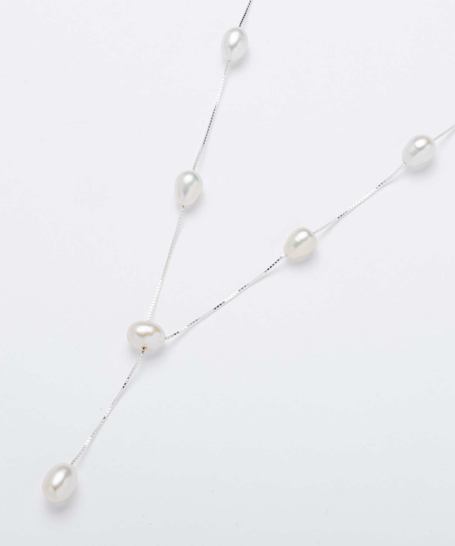 【2月下旬お届け】パールチェーンネックレス