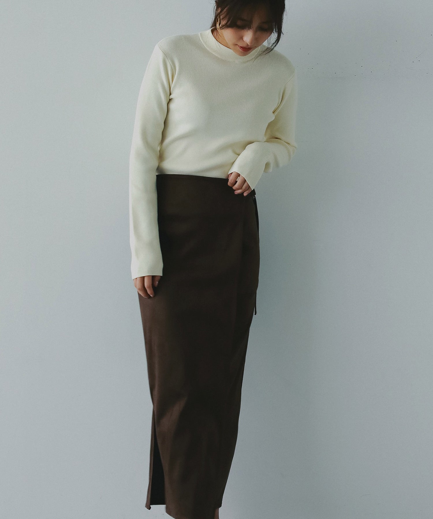 ウォッシャブルニットトップス