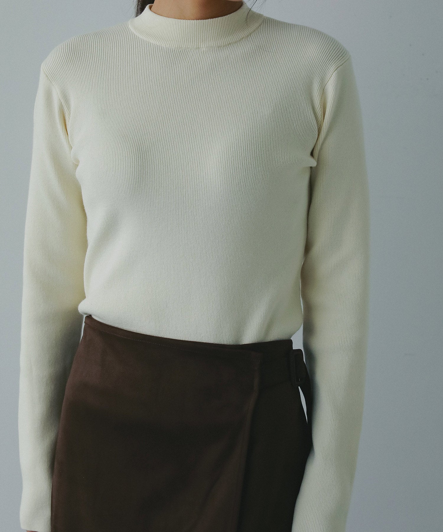 ウォッシャブルニットトップス