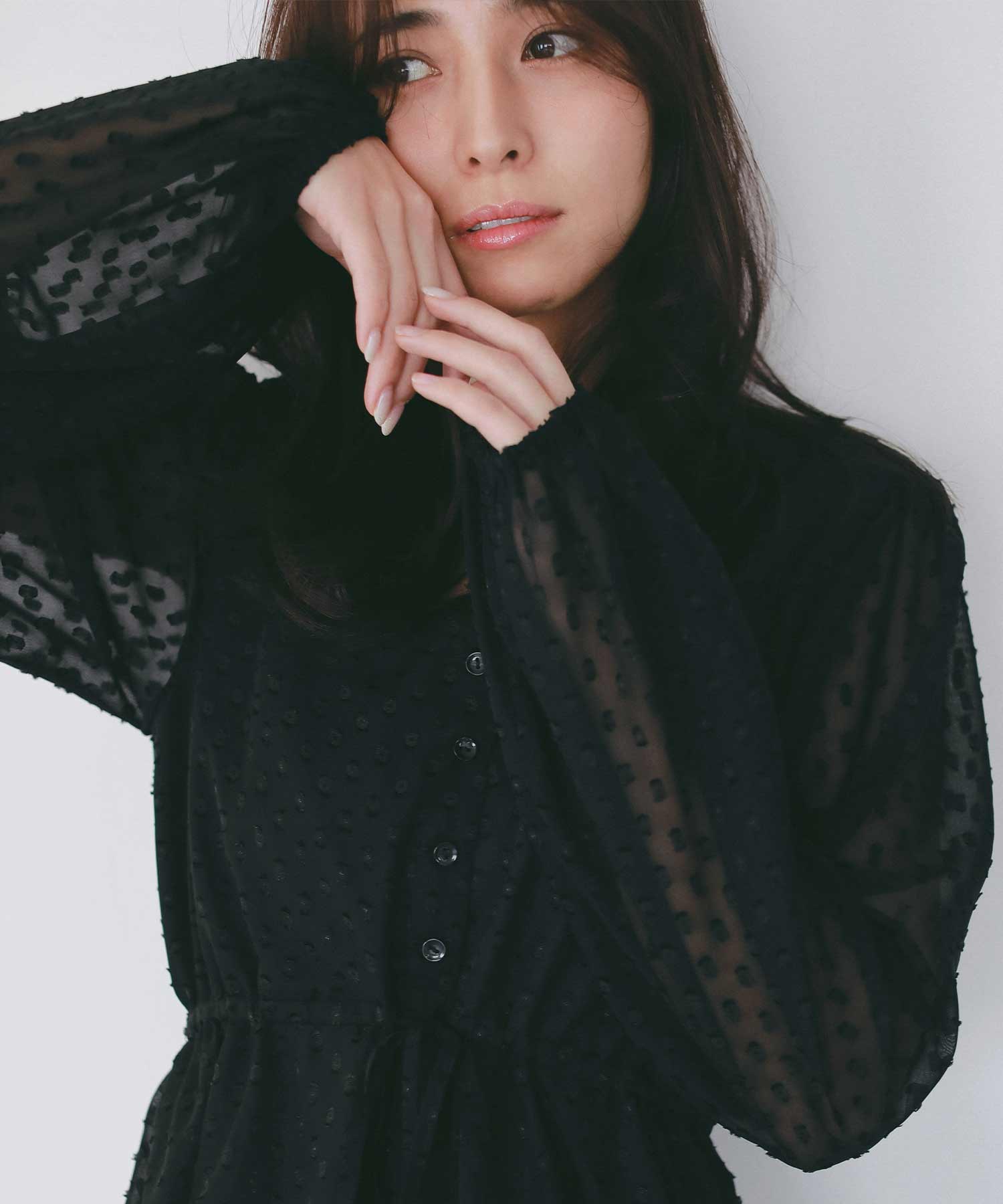 シアードット フリルワンピース