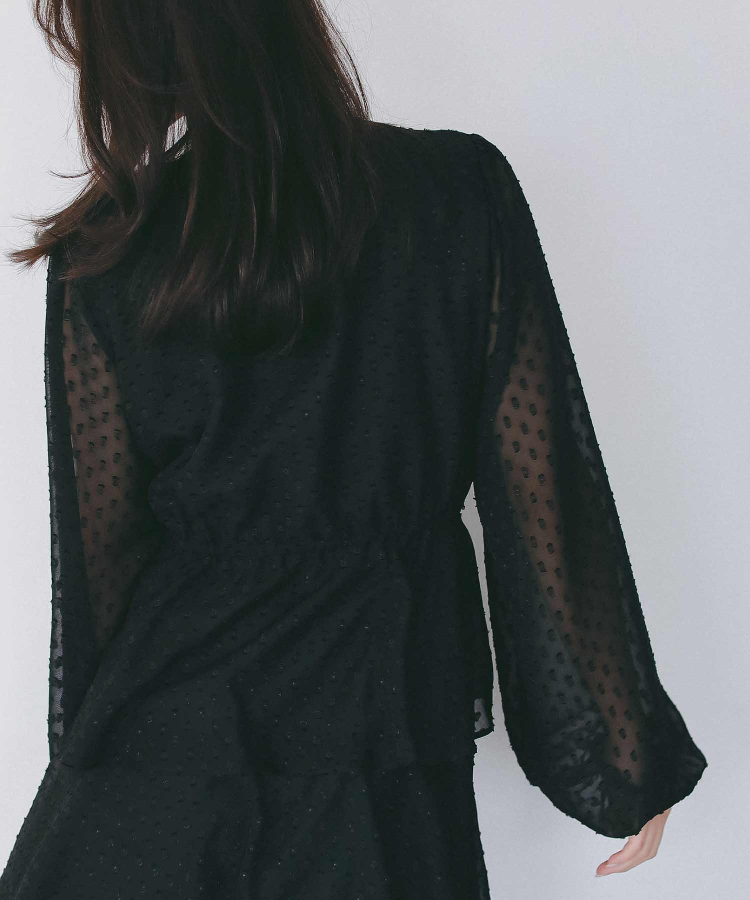 シアードット フリルワンピース