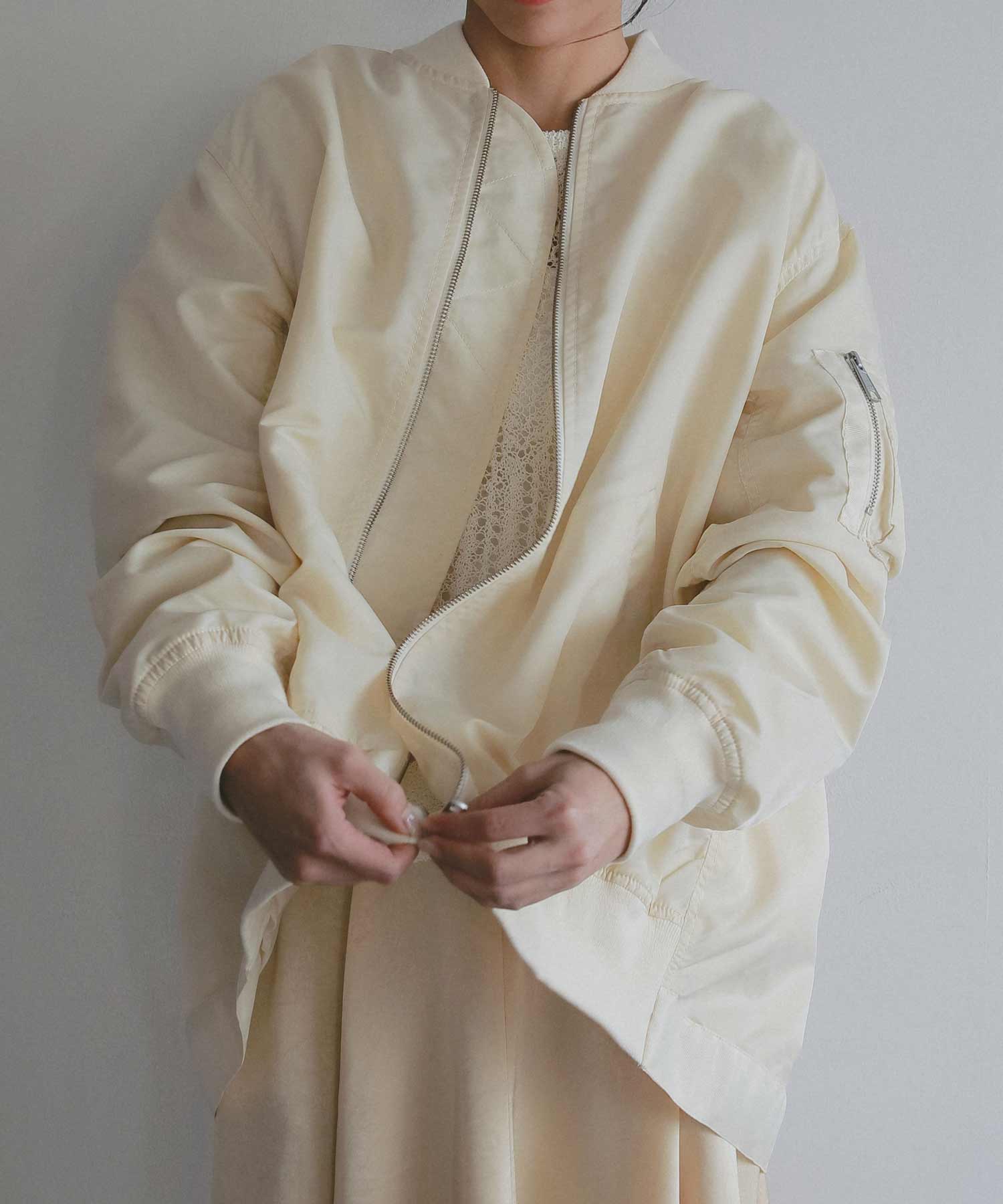 ロングシルエット MA-1ブルゾン