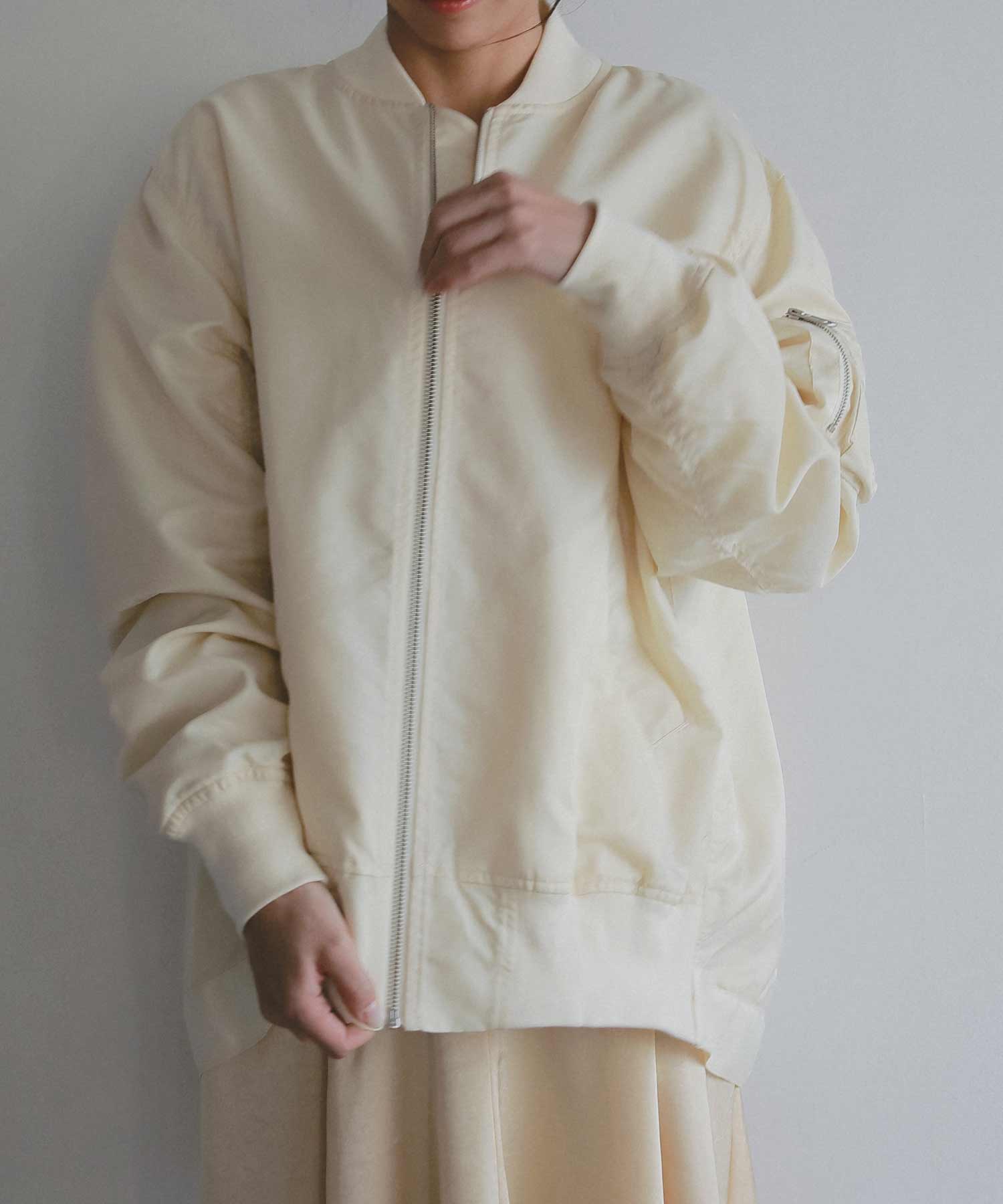 ロングシルエット MA-1ブルゾン