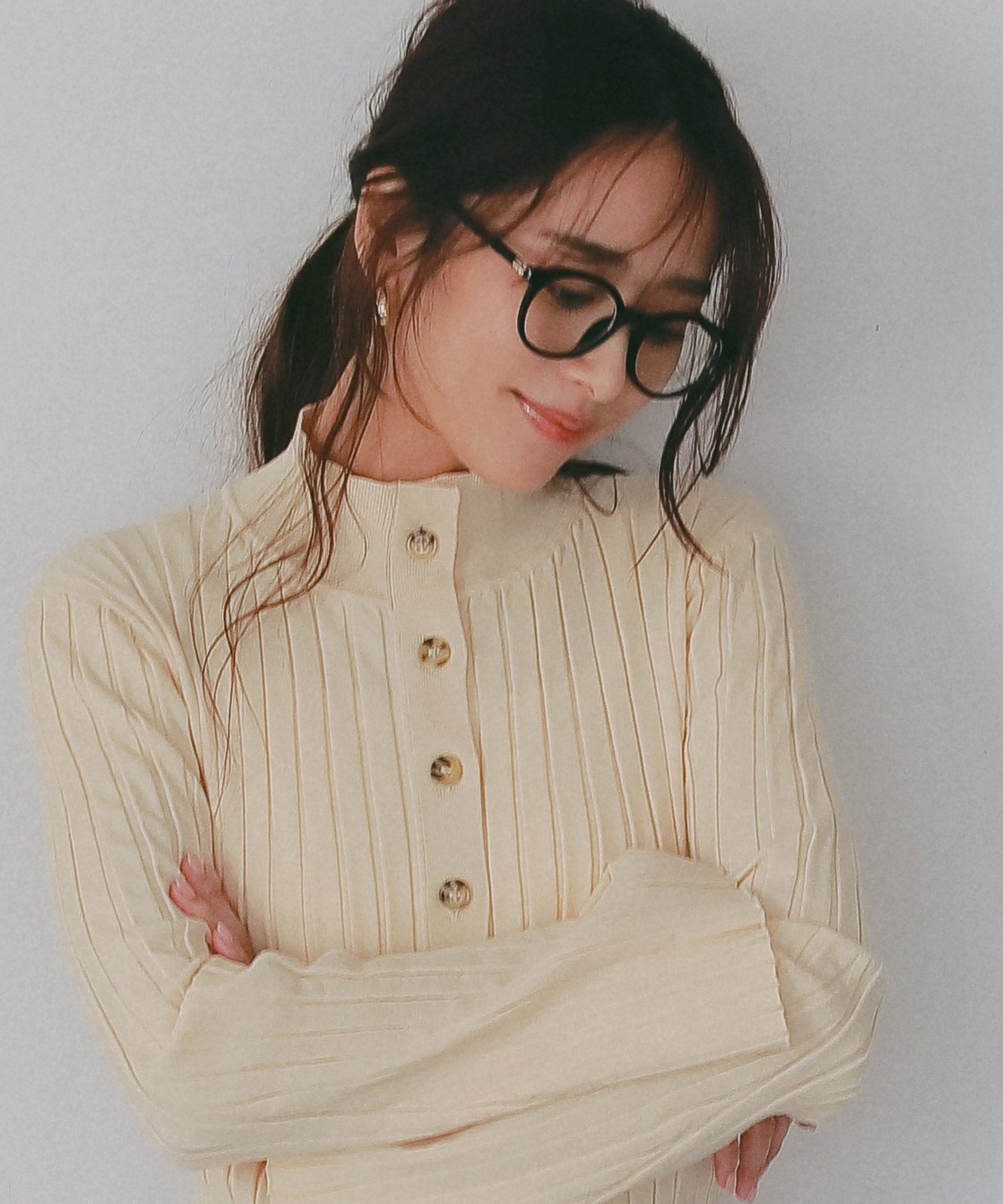 【３月上旬お届け】ボストン型メガネ