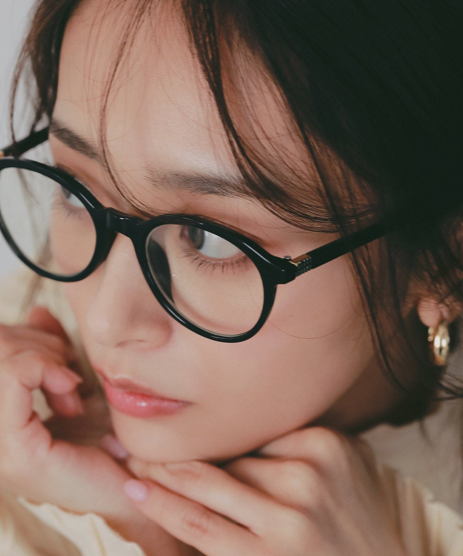 【３月上旬お届け】ボストン型メガネ