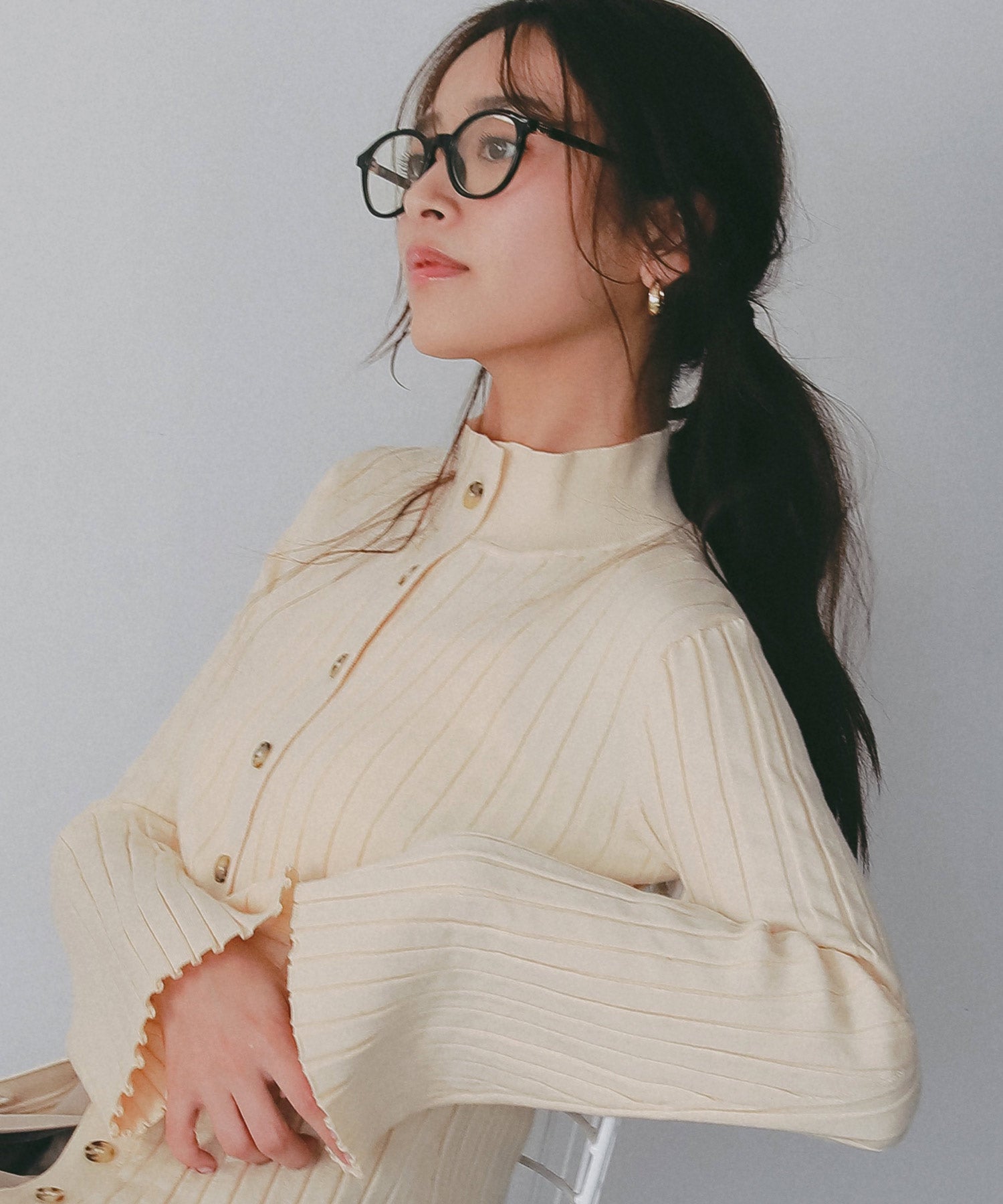 【３月上旬お届け】ボストン型メガネ