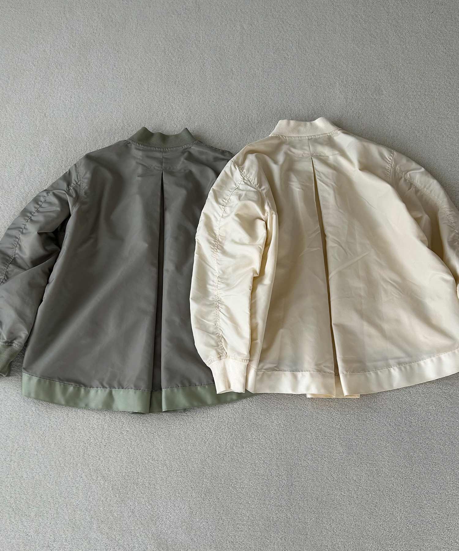 ロングシルエット MA-1ブルゾン