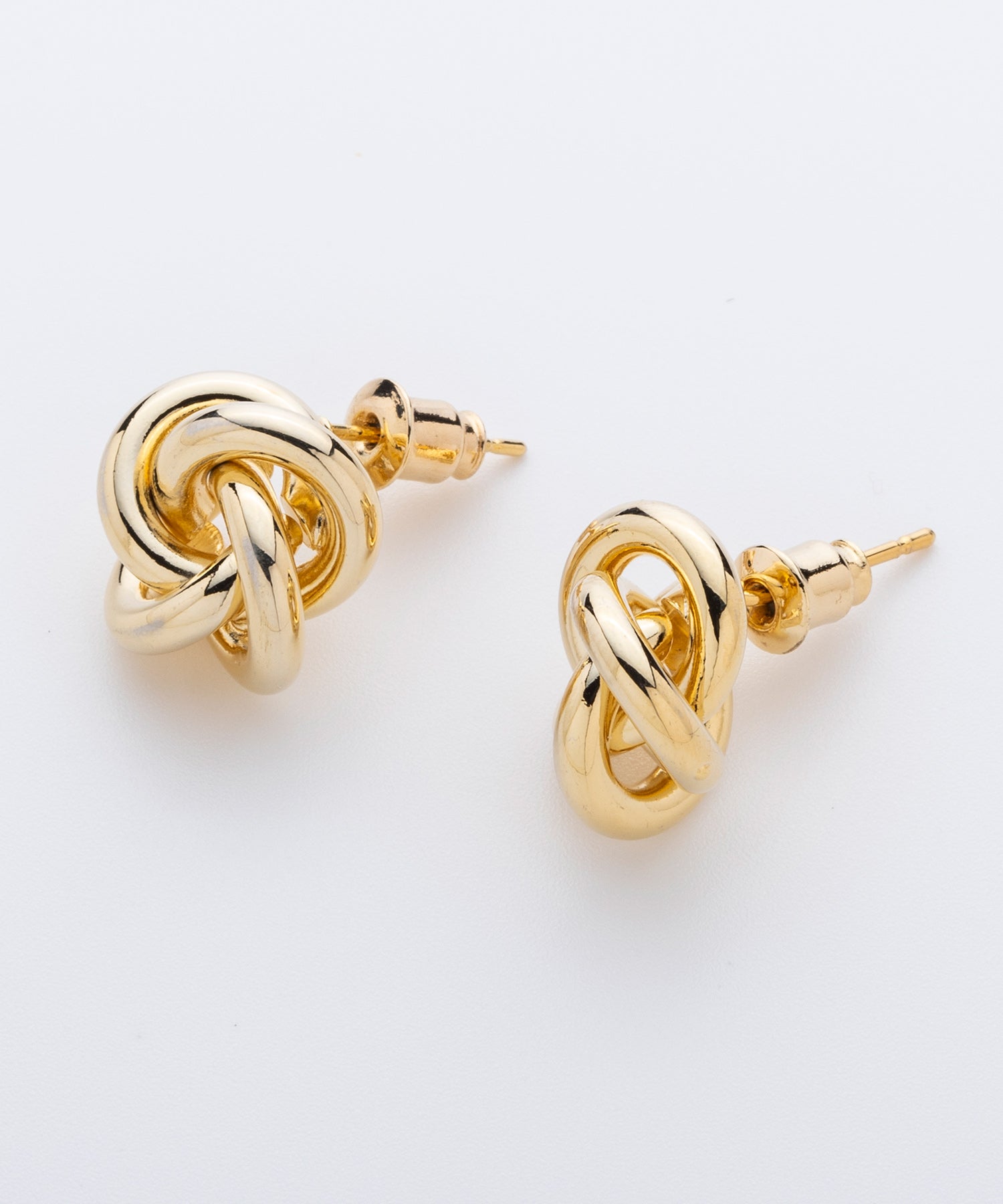 【9月下旬お届け予約商品】ノットデザインメタルピアス