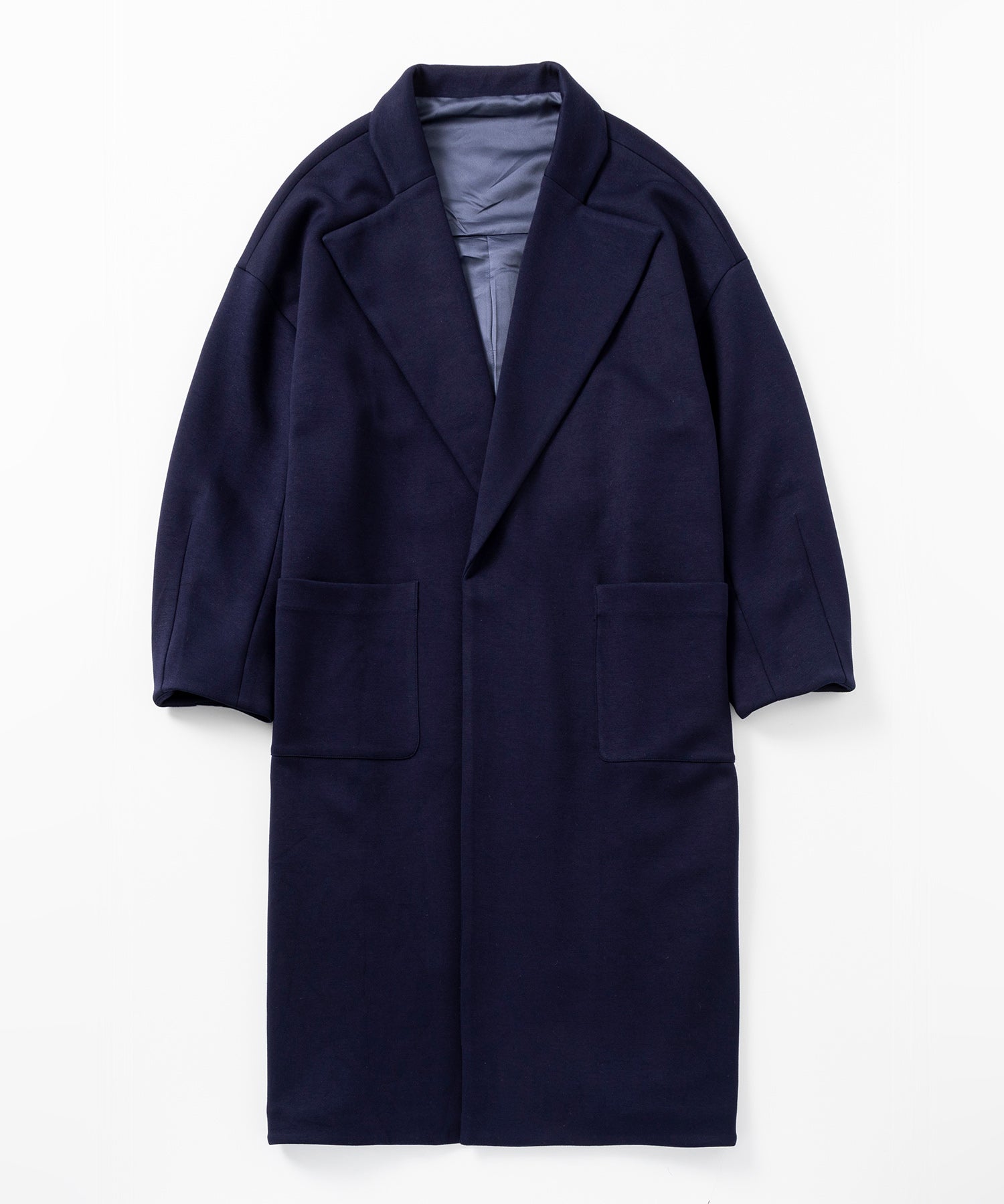 【10月上旬お届け予約商品】スムースポンチロングコート