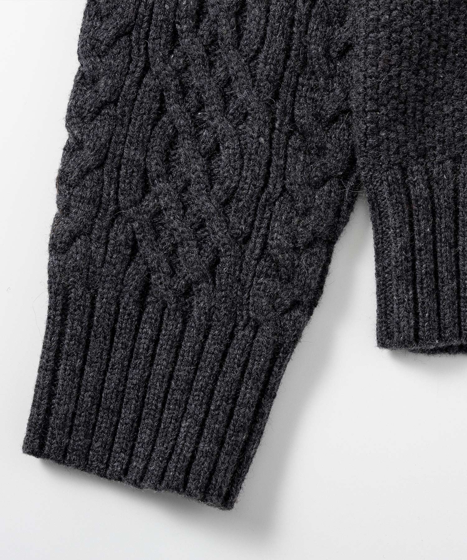 【11月下旬お届け予約商品】ウォッシャブルケーブルニット