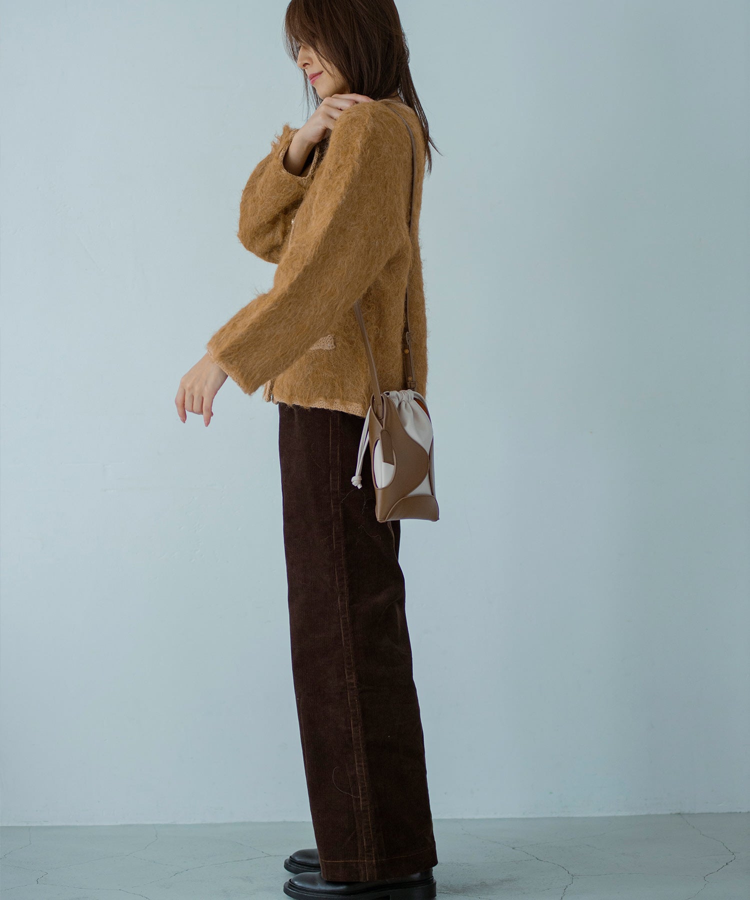 【11月下旬お届け予約商品】シャギーニットカーディガンジャケット