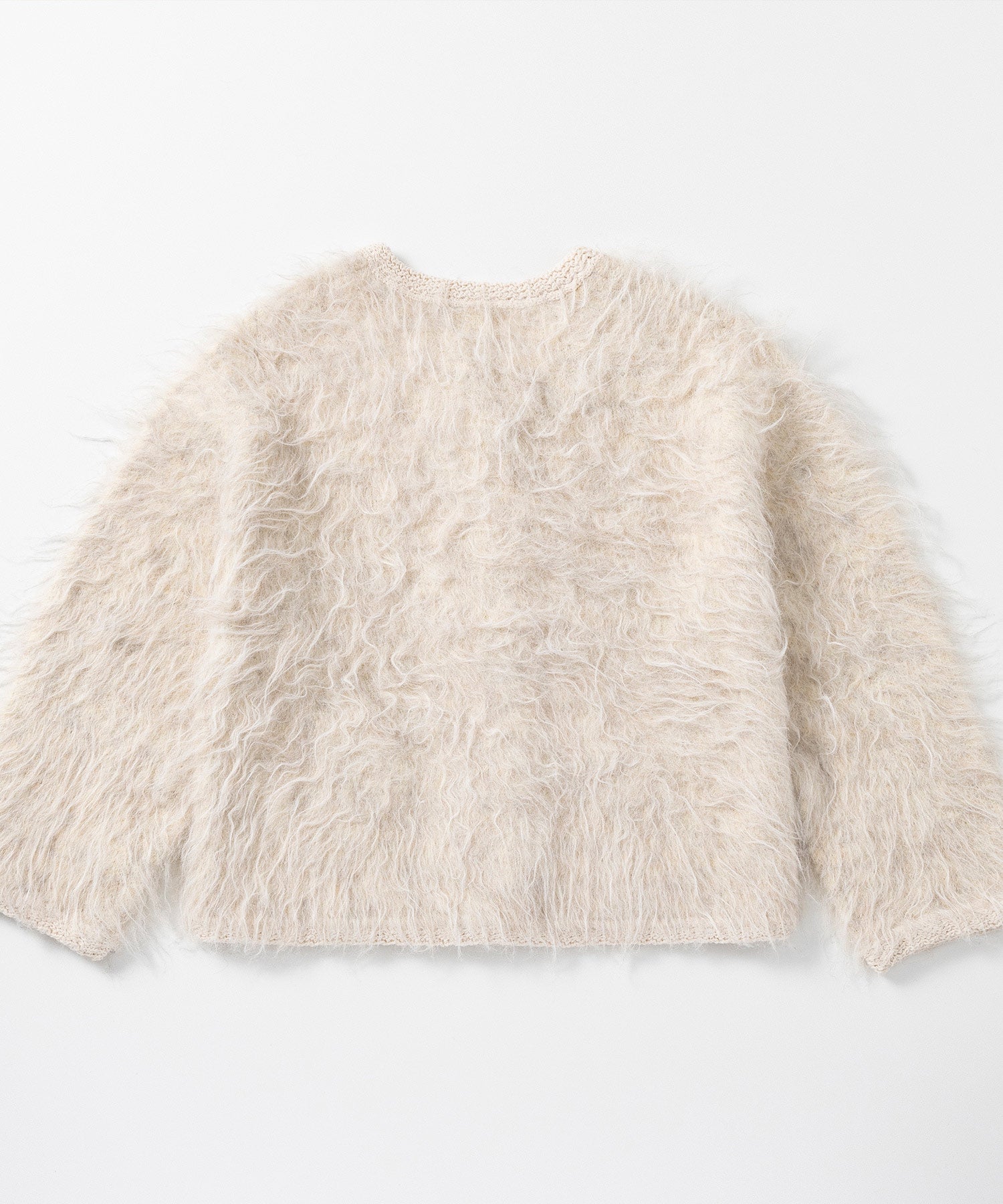 【11月下旬お届け予約商品】シャギーニットカーディガンジャケット