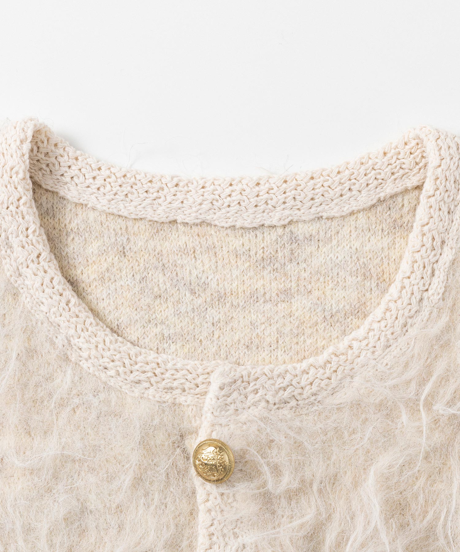 【11月下旬お届け予約商品】シャギーニットカーディガンジャケット