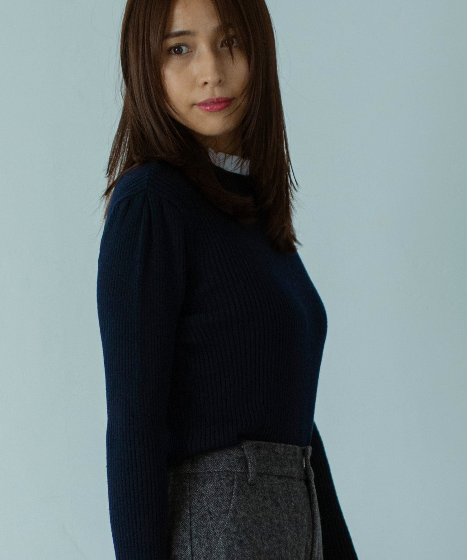 2WAYメロウハイネック衿付きニット｜AJUGA.（アジュガ）公式通販サイト