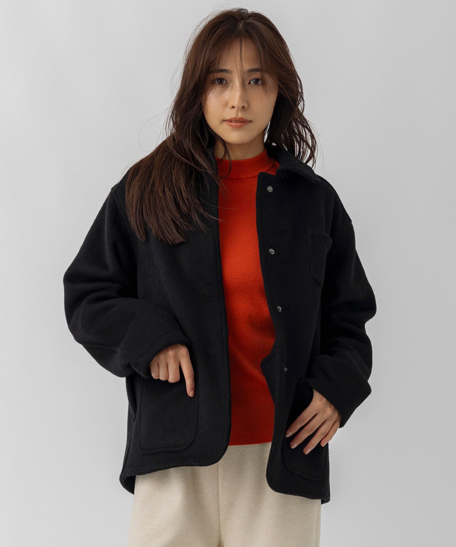 【10月上旬お届け予約商品】ウールショートジャケット