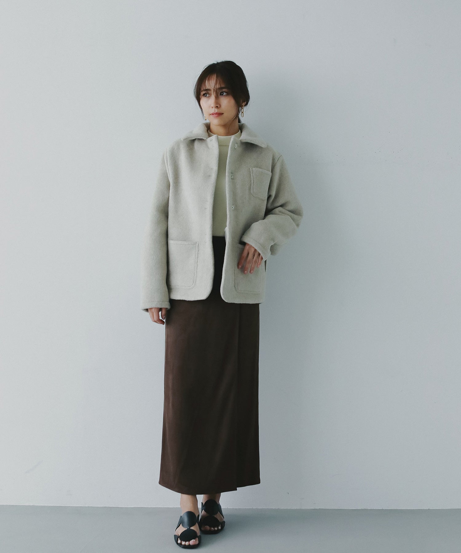 【10月上旬お届け予約商品】ウールショートジャケット