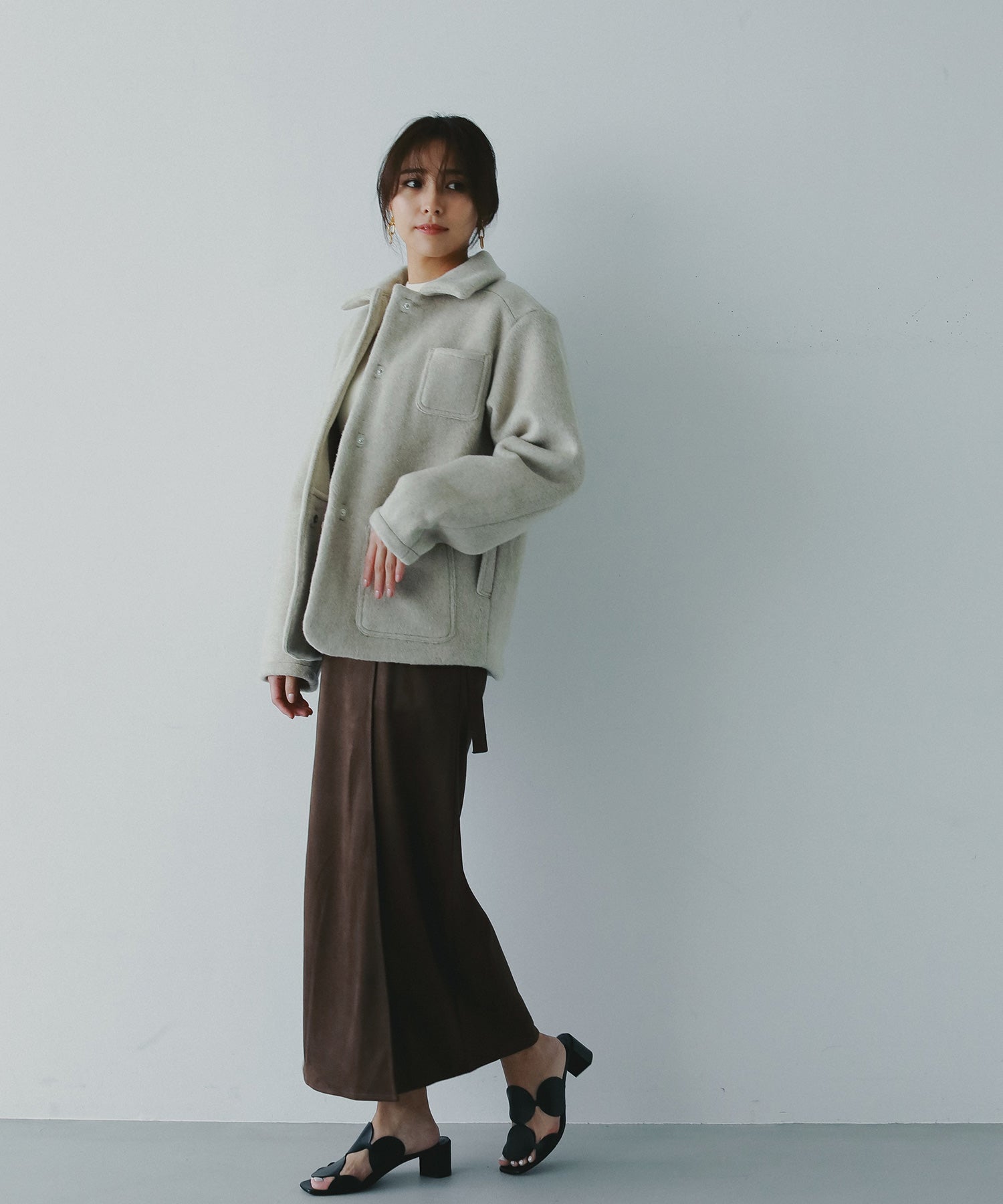【10月上旬お届け予約商品】ウールショートジャケット